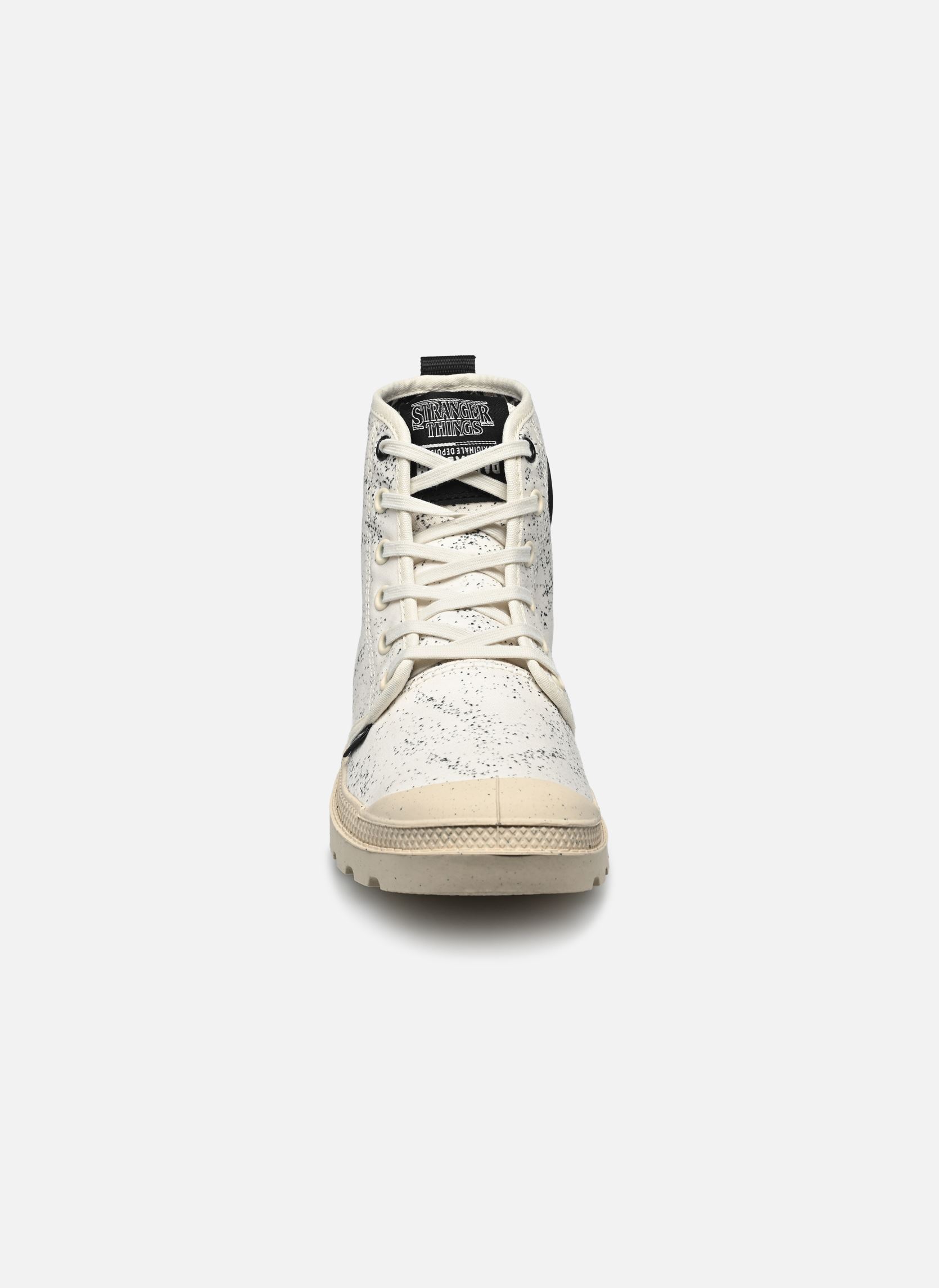 Bottines à lacets Pampa Demodog - Stranger Things blanc Palladium Bottines à lacets Pampa Demodog - Stranger Things blanc Cream white