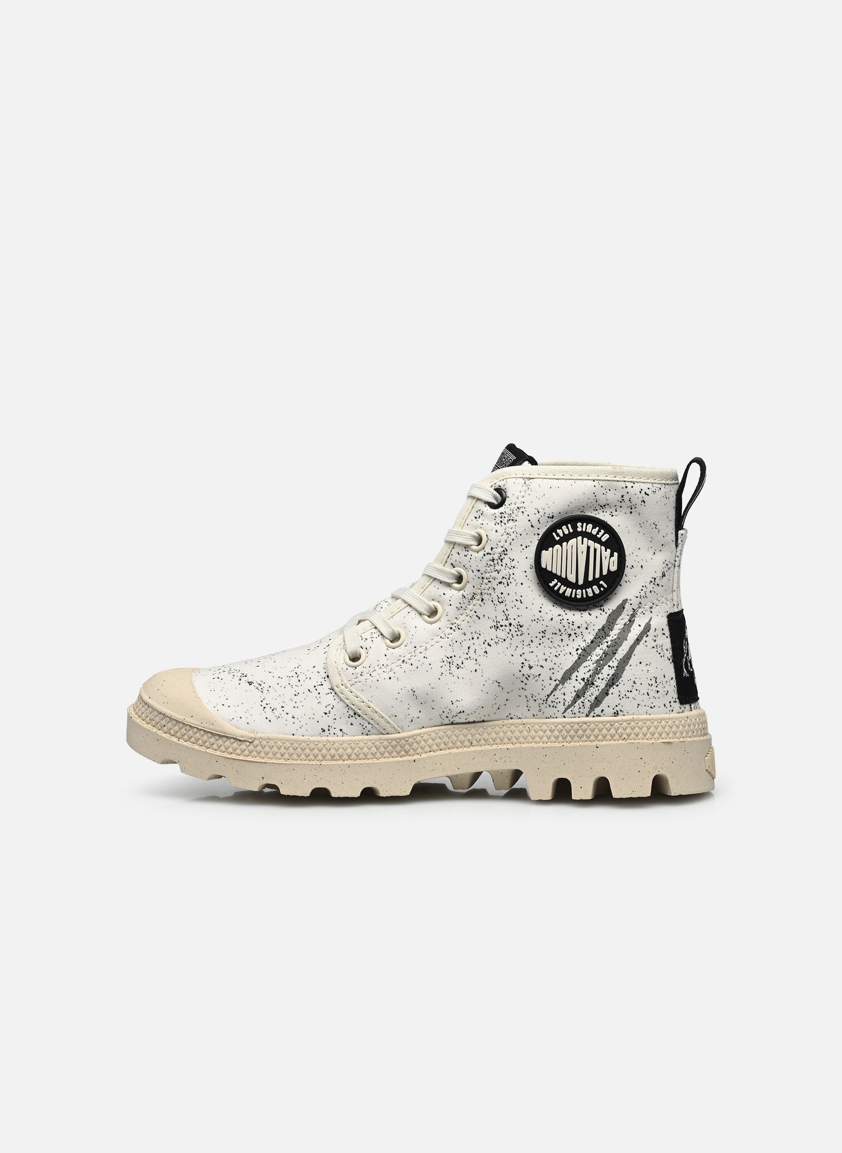 Bottines à lacets Pampa Demodog - Stranger Things blanc Palladium Bottines à lacets Pampa Demodog - Stranger Things blanc Cream white