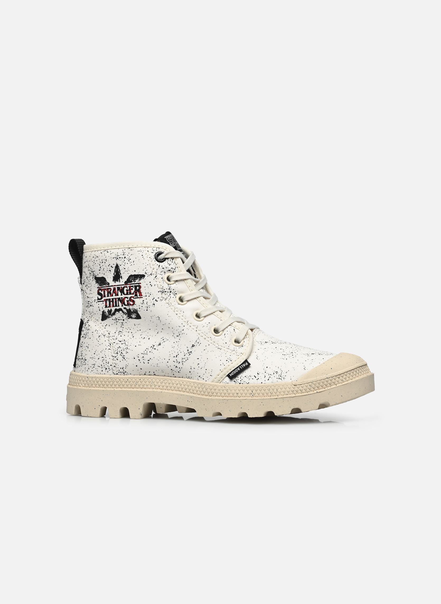 Bottines à lacets Pampa Demodog - Stranger Things blanc Palladium Bottines à lacets Pampa Demodog - Stranger Things blanc Cream white
