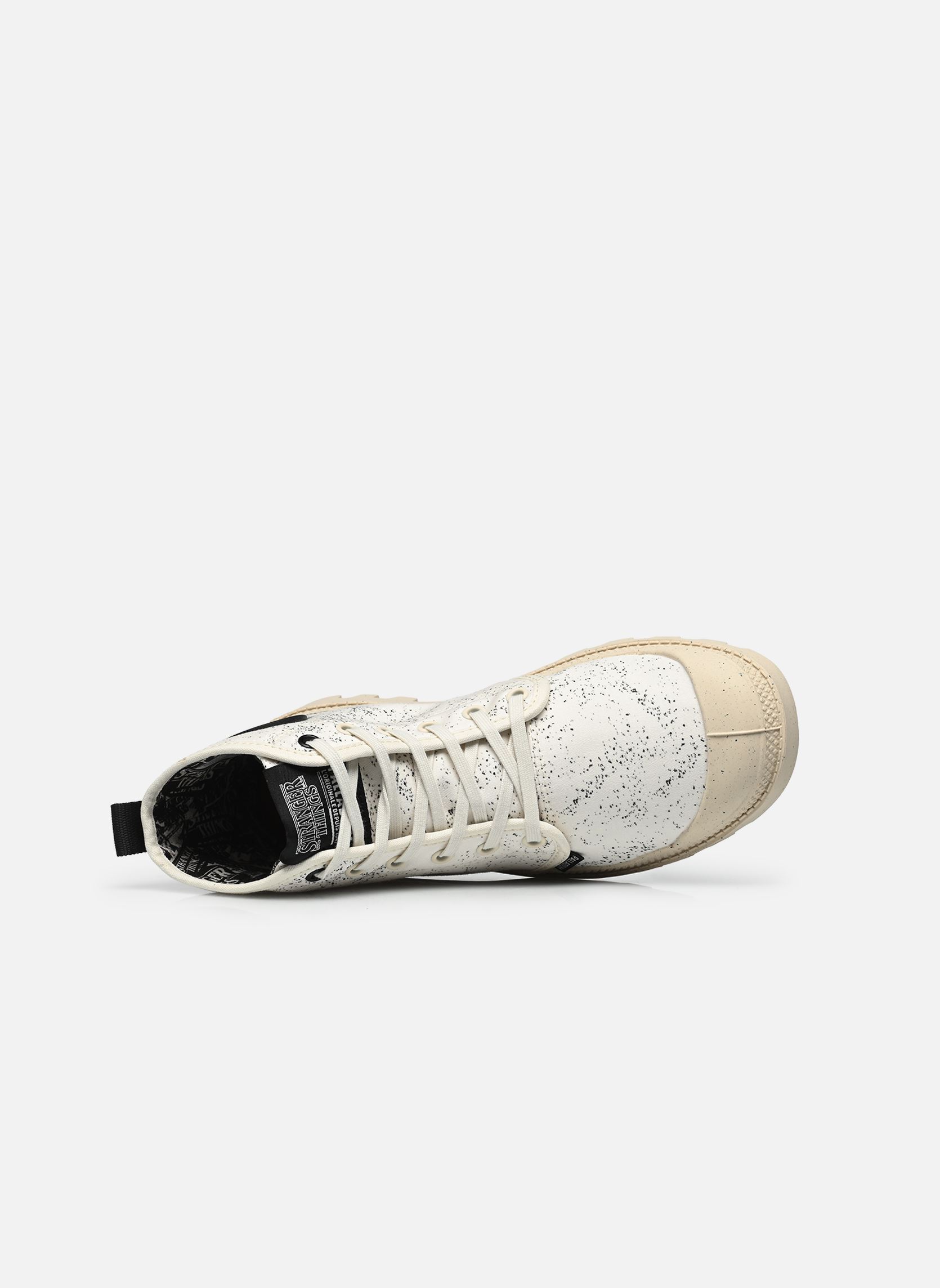 Bottines à lacets Pampa Demodog - Stranger Things blanc Palladium Bottines à lacets Pampa Demodog - Stranger Things blanc Cream white