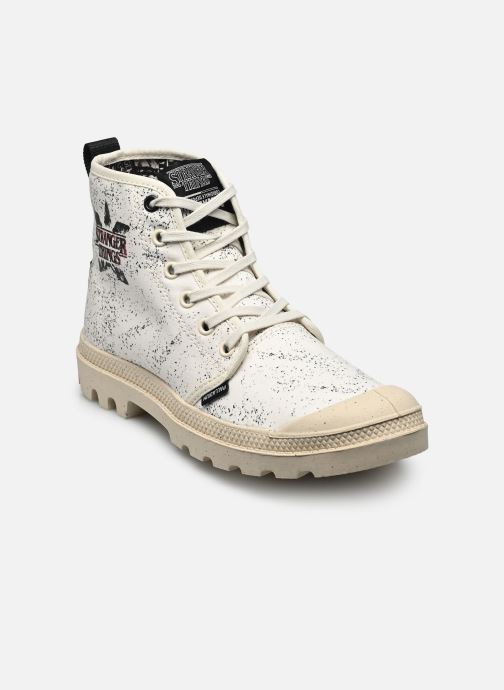 Palladium Bottines à lacets Pampa Demodog - Stranger Things femme blanc