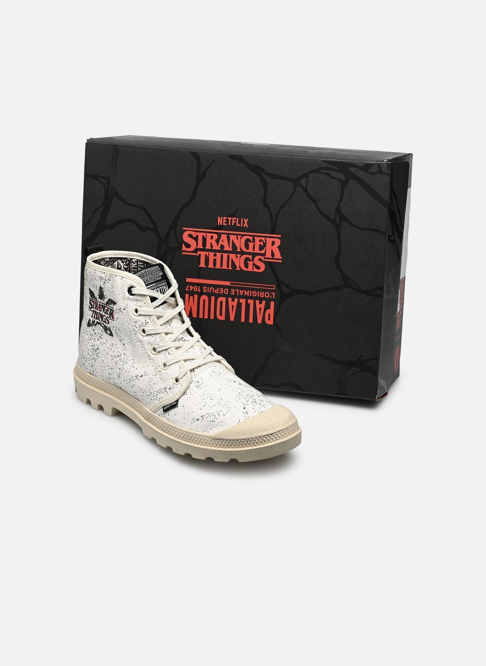 Bottines et bottes Pampa Demodog - Stranger Things M homme blanc Palladium Bottines et bottes Pampa Demodog - Stranger Things M homme blanc CREAM WHITE
