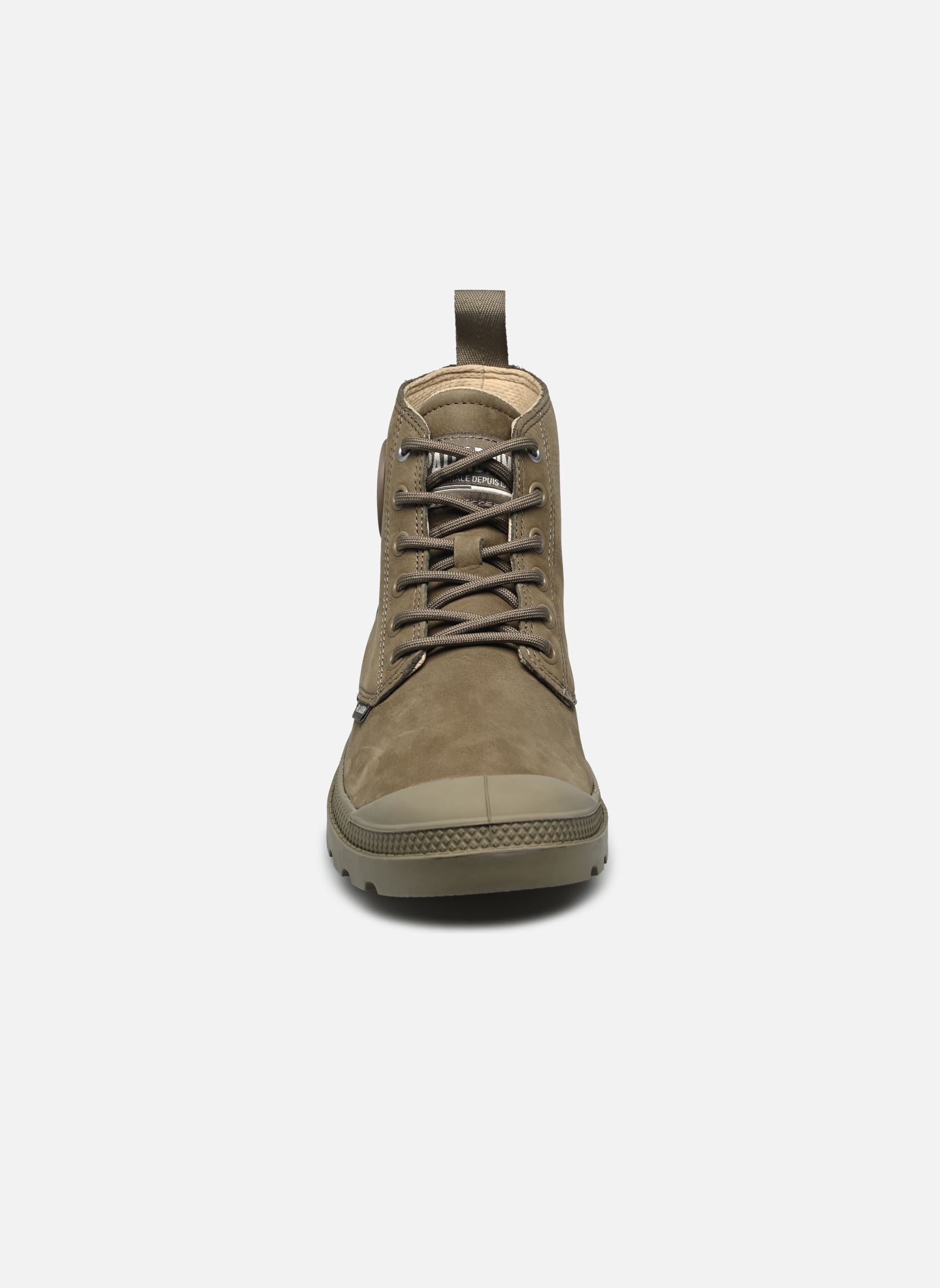 Geschnürte Stiefeletten Pampa Hi Nbk W damen grün Palladium Geschnürte Stiefeletten Pampa Hi Nbk W damen grün DUSKY GREEN