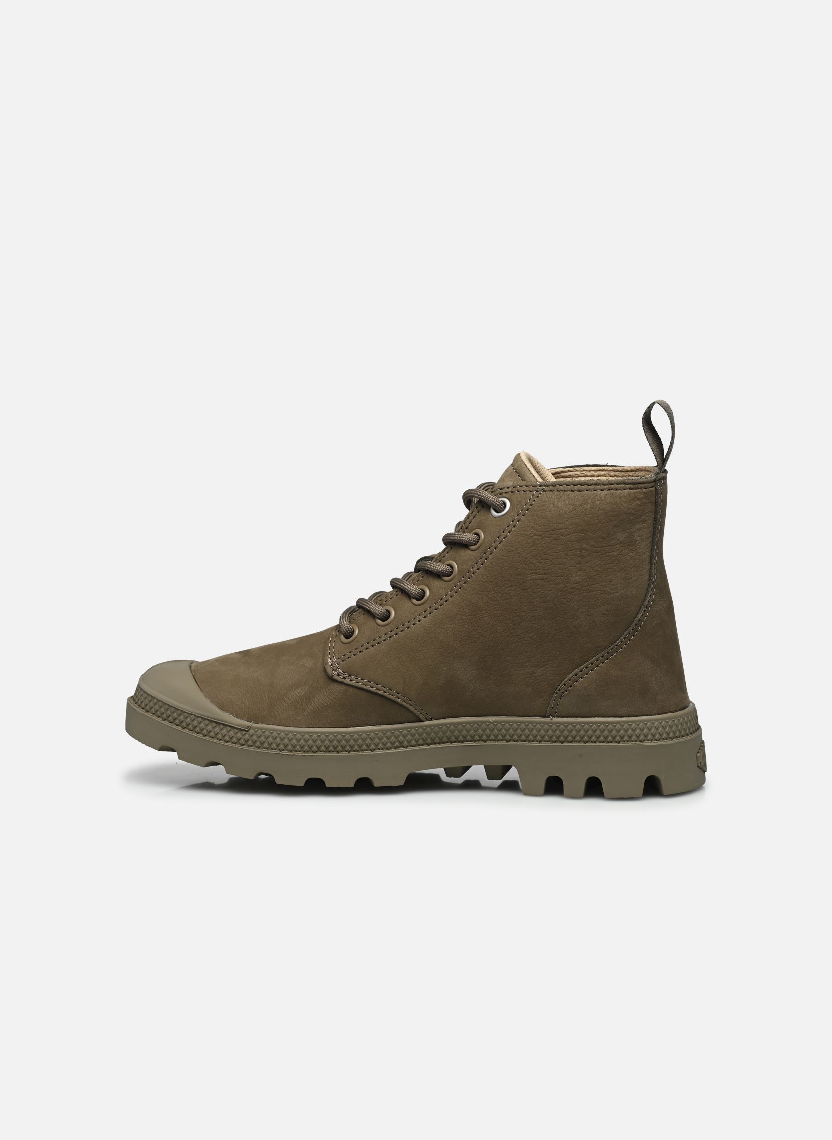 Geschnürte Stiefeletten Pampa Hi Nbk W damen grün Palladium Geschnürte Stiefeletten Pampa Hi Nbk W damen grün DUSKY GREEN