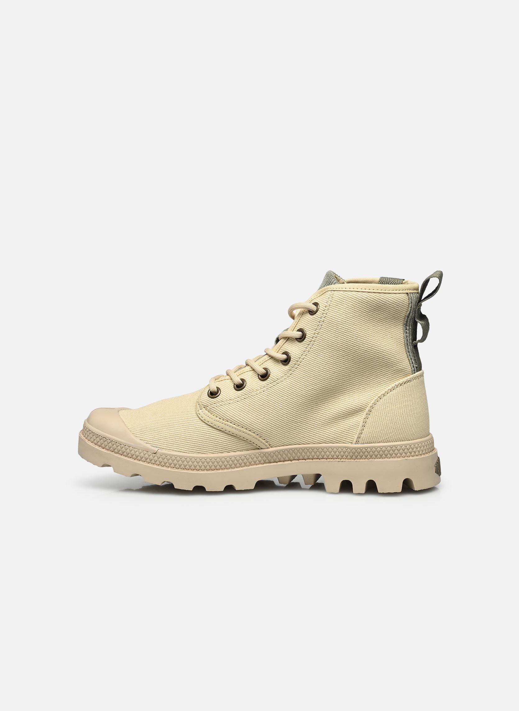 Bottines à lacets Pampa Michigan femme beige Palladium Bottines à lacets Pampa Michigan femme beige SAHARA