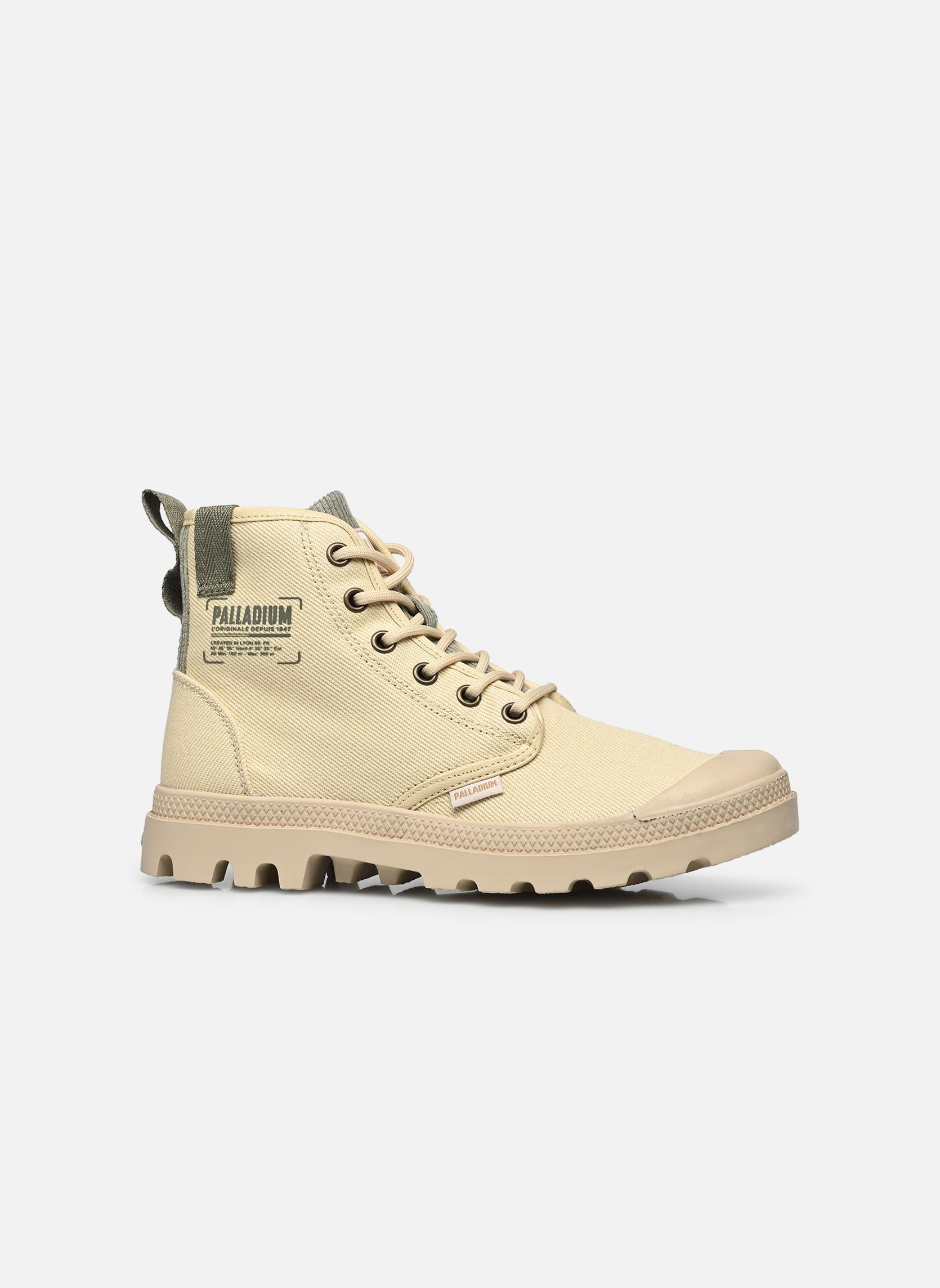 Bottines à lacets Pampa Michigan femme beige Palladium Bottines à lacets Pampa Michigan femme beige SAHARA