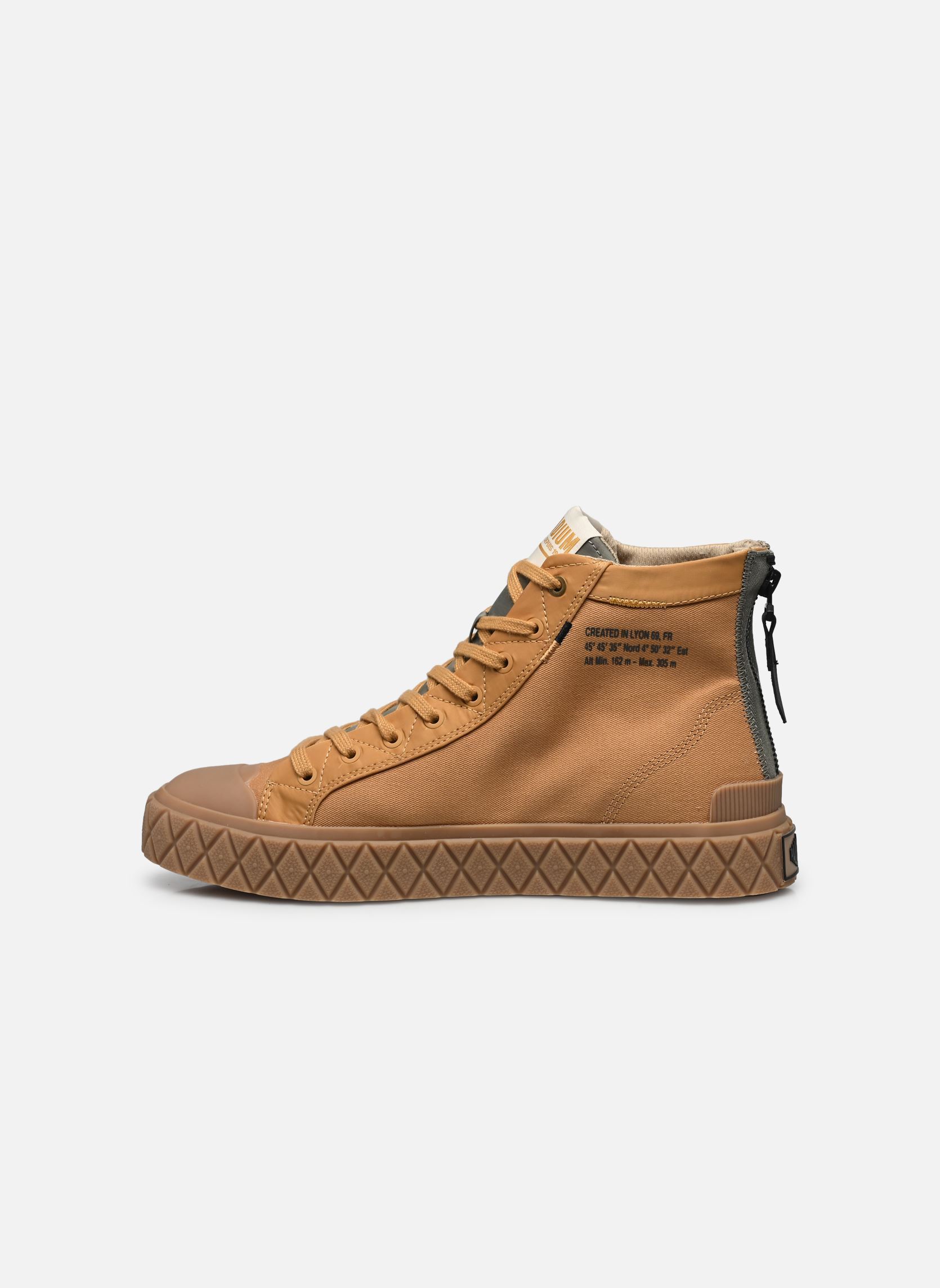 Baskets toile Palla Ace Detroit M homme marron Palladium Baskets toile Palla Ace Detroit M homme marron WOODLIN
