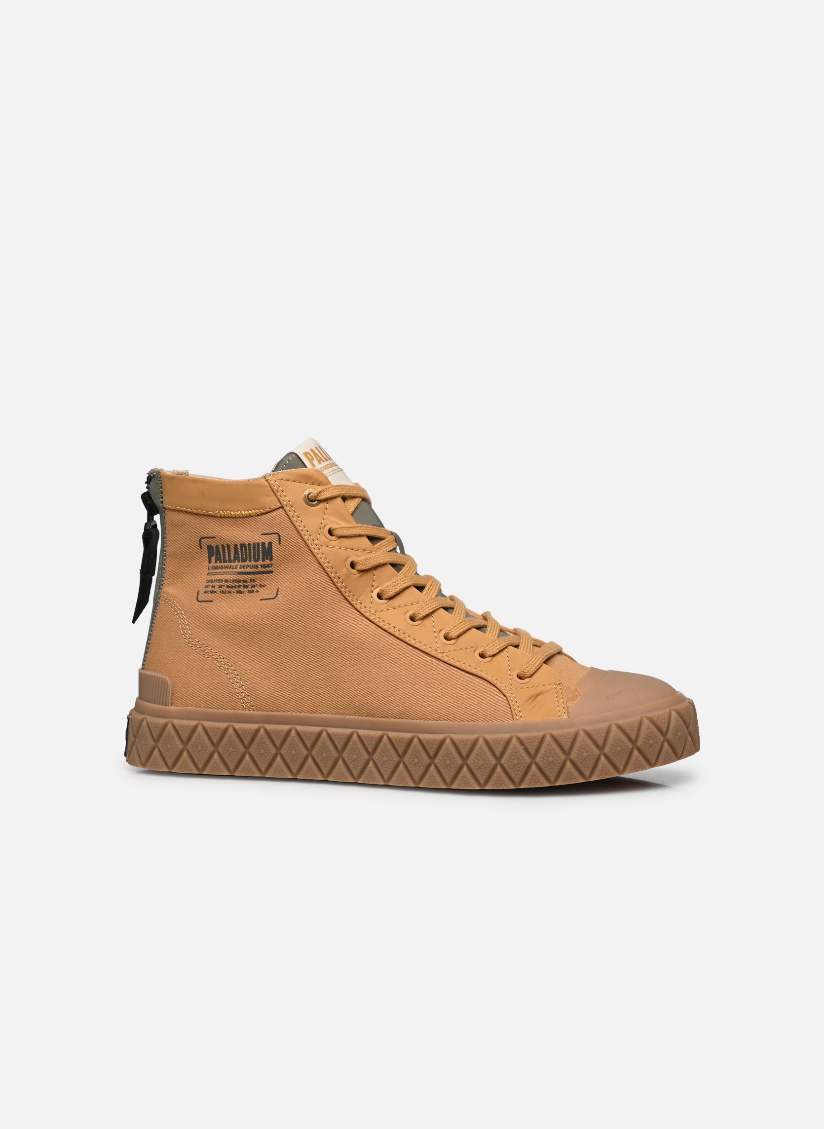 Baskets toile Palla Ace Detroit M homme marron Palladium Baskets toile Palla Ace Detroit M homme marron WOODLIN