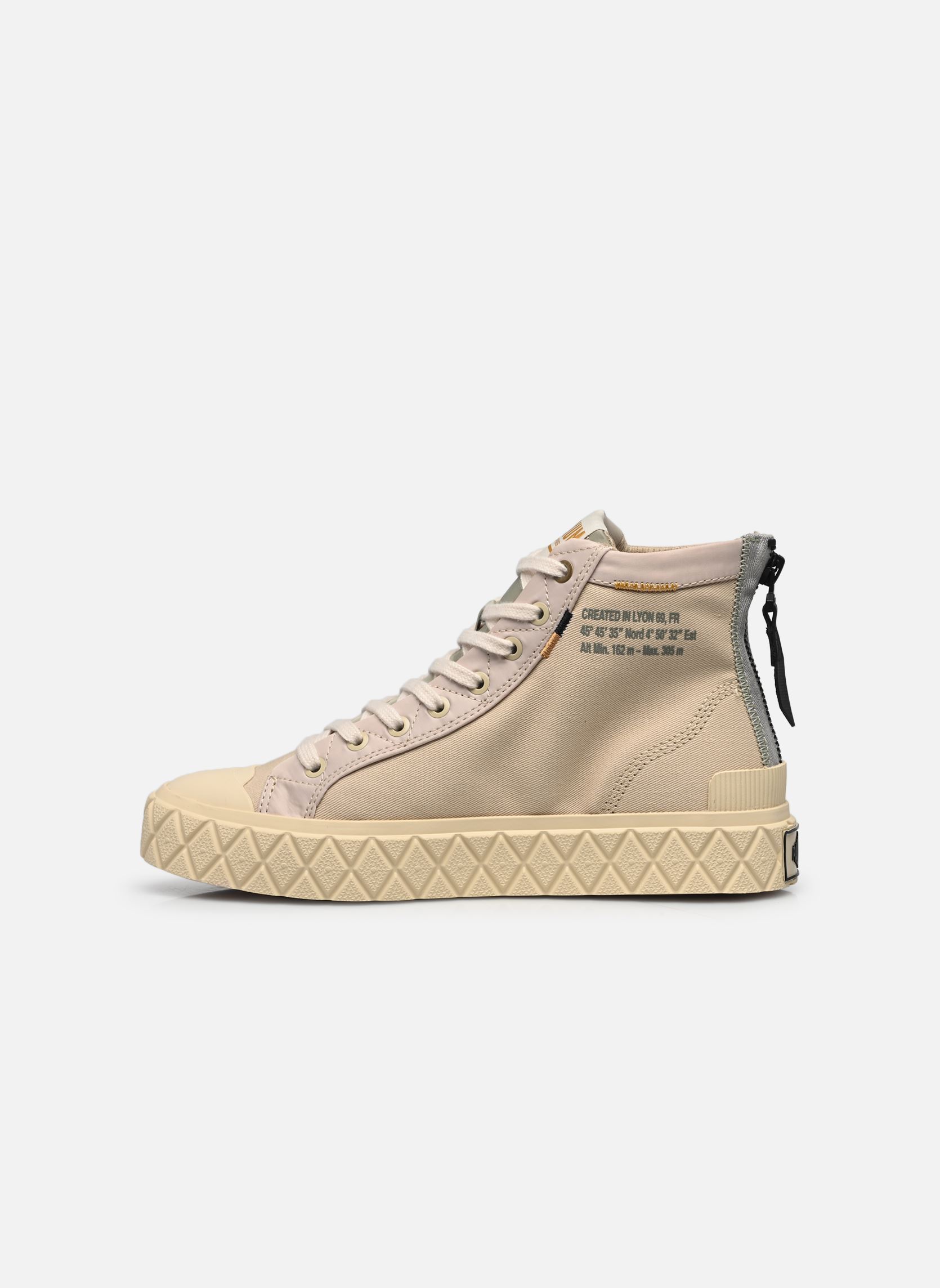Print sneakers Palla Ace Detroit W dames beige Palladium Print sneakers Palla Ace Detroit W dames beige SAHARA