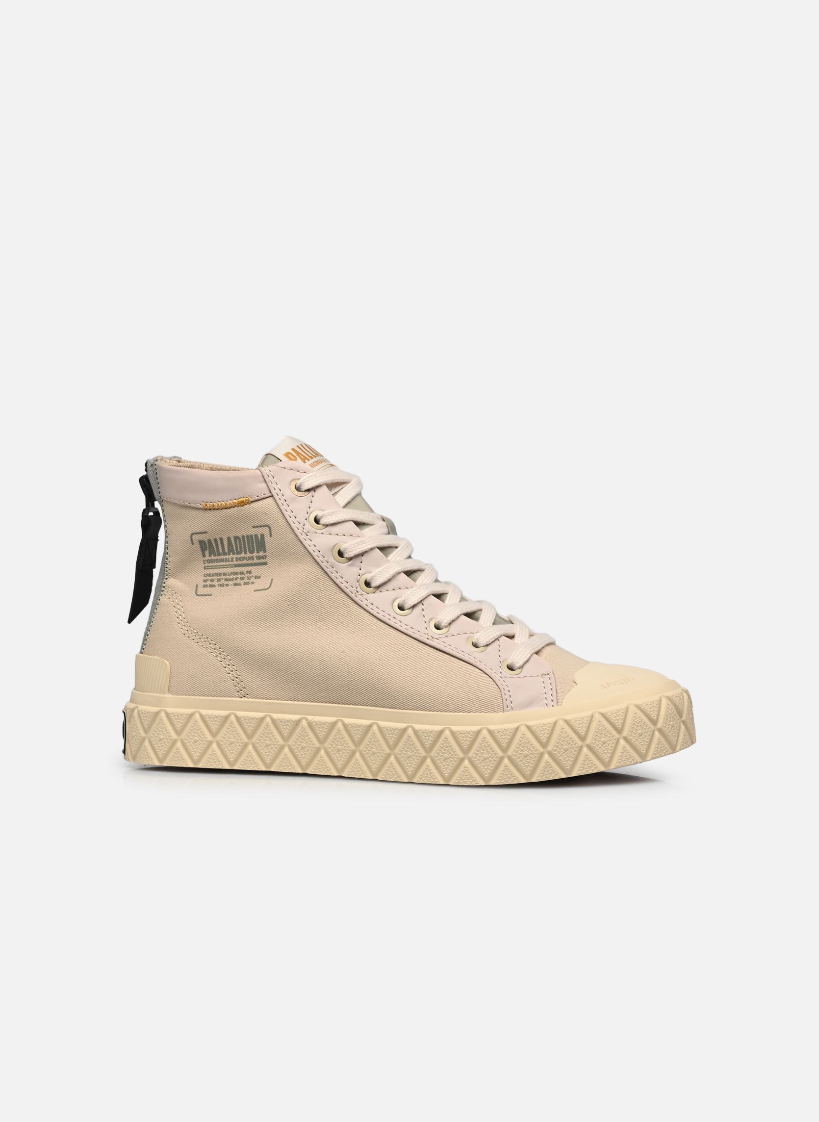 Print sneakers Palla Ace Detroit W dames beige Palladium Print sneakers Palla Ace Detroit W dames beige SAHARA