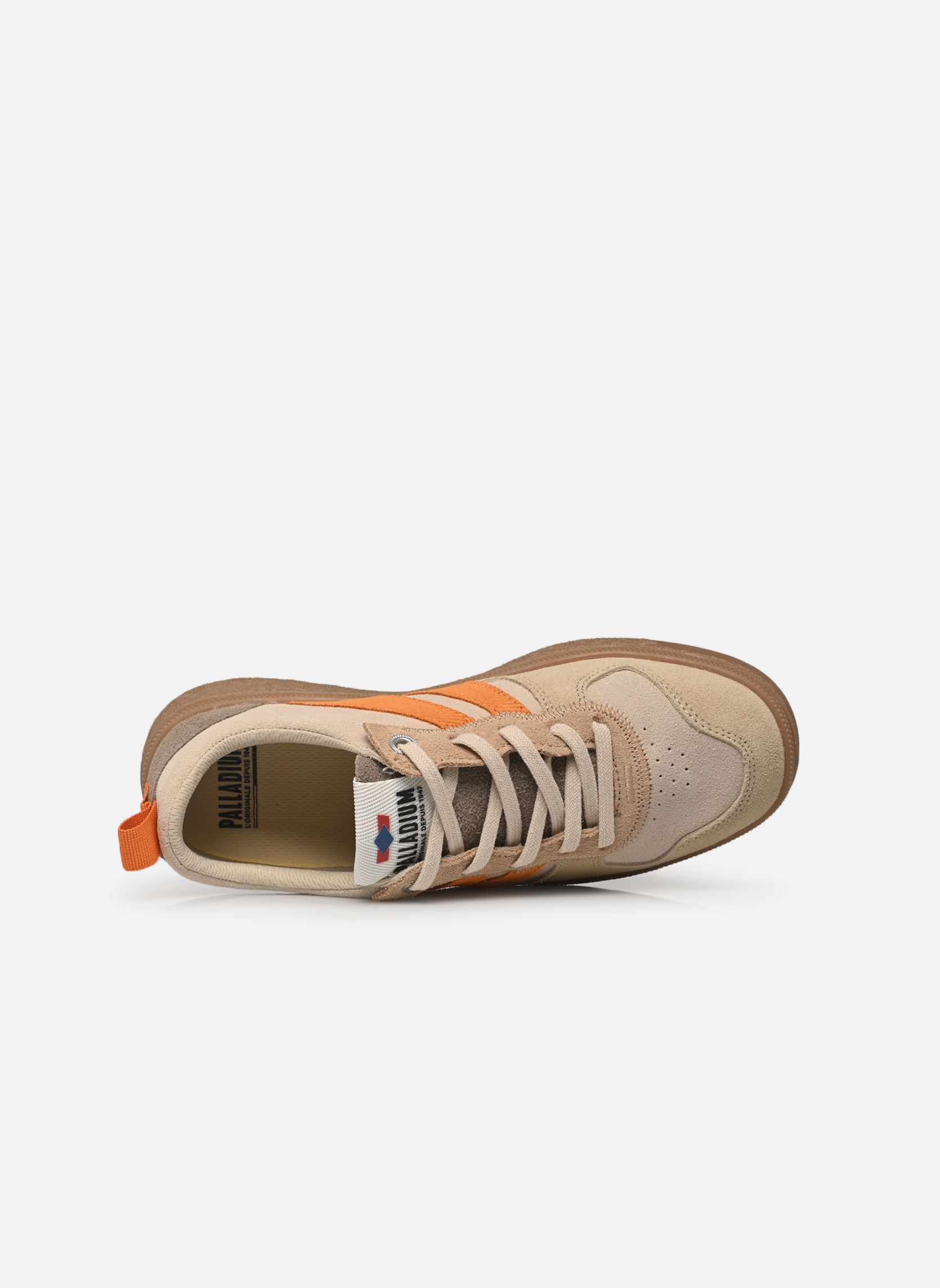Niedrige Sneaker Pallacup Flame Sde W damen beige Palladium Niedrige Sneaker Pallacup Flame Sde W damen beige WAVE GRAY/BROWN