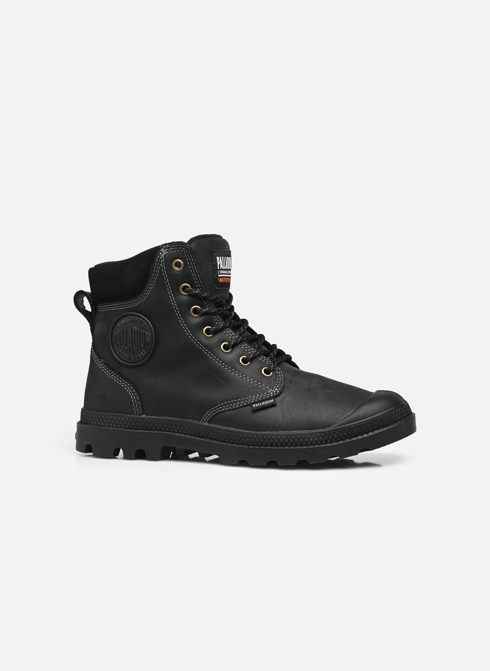 Stiefeletten und Stiefel Pampa Sc Thins Wp+ M herren schwarz Palladium Stiefeletten und Stiefel Pampa Sc Thins Wp+ M herren schwarz BLACK