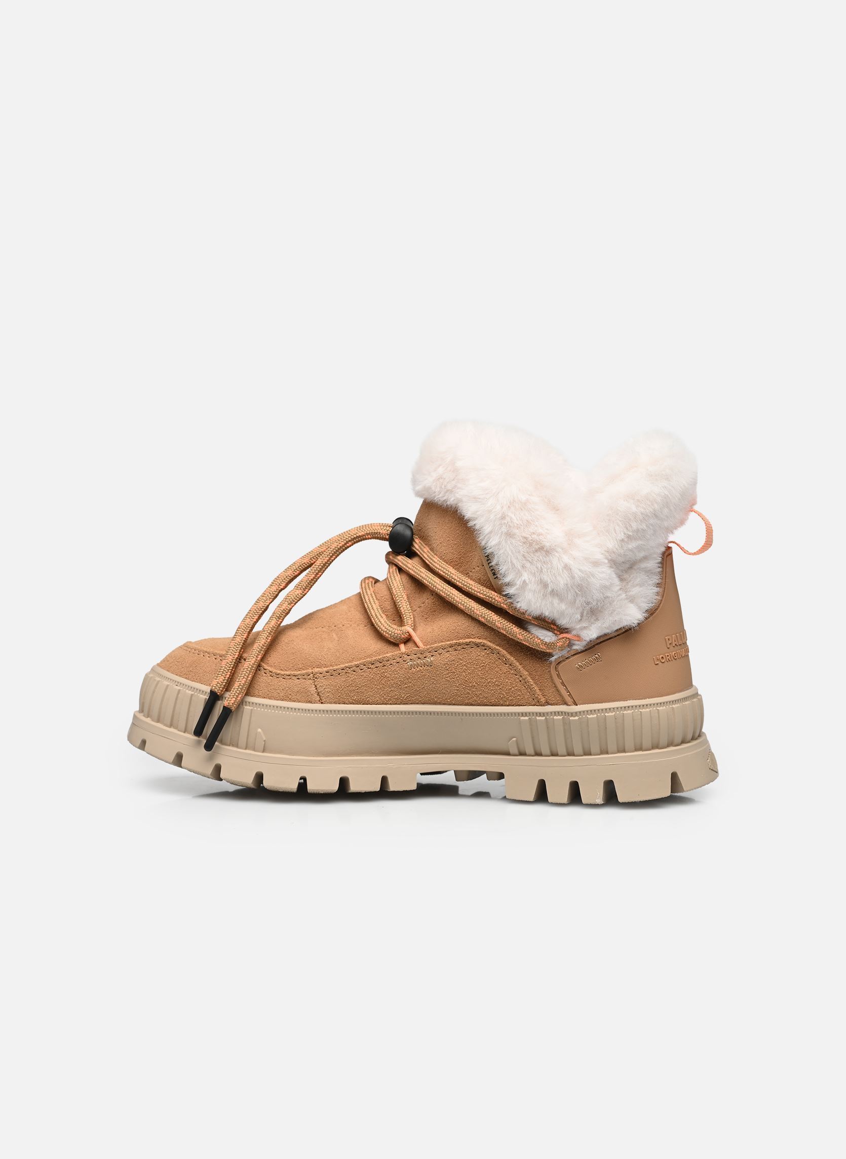 Bottines fourrées Pallashock Lo Hiver W femme beige Palladium Bottines fourrées Pallashock Lo Hiver W femme beige IRISH BROWN