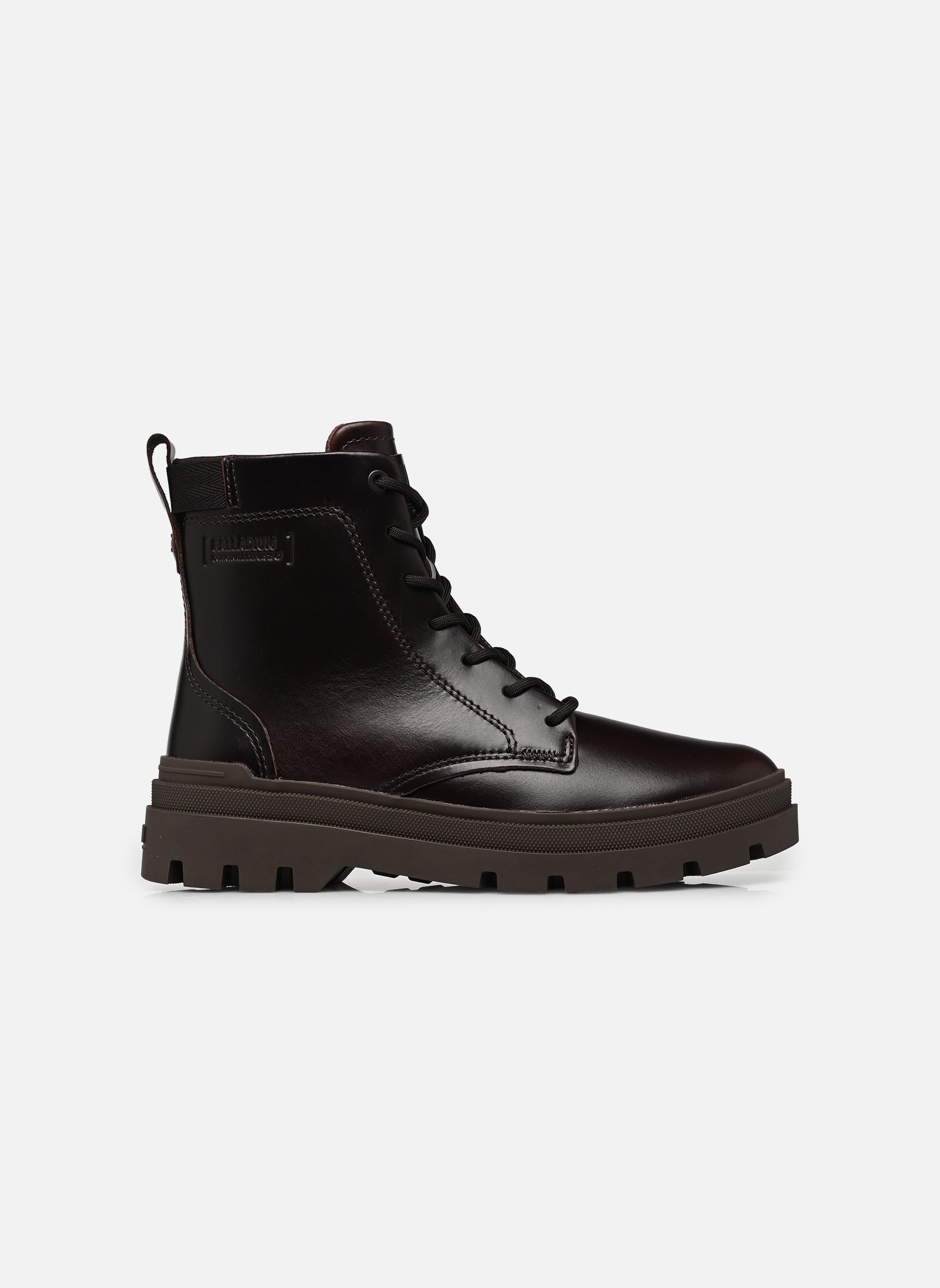 Veterlaarsjes Pallagrade Officer L W dames bruin Palladium Veterlaarsjes Pallagrade Officer L W dames bruin LUX CHOCOLATE