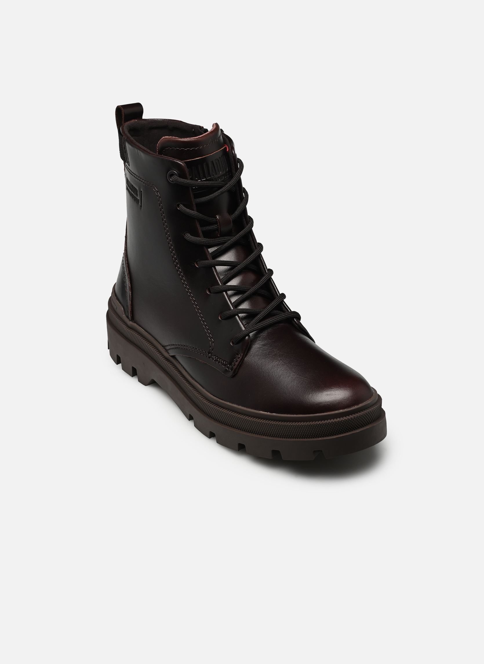 Veterlaarsjes Pallagrade Officer L W dames bruin Palladium Veterlaarsjes Pallagrade Officer L W dames bruin LUX CHOCOLATE