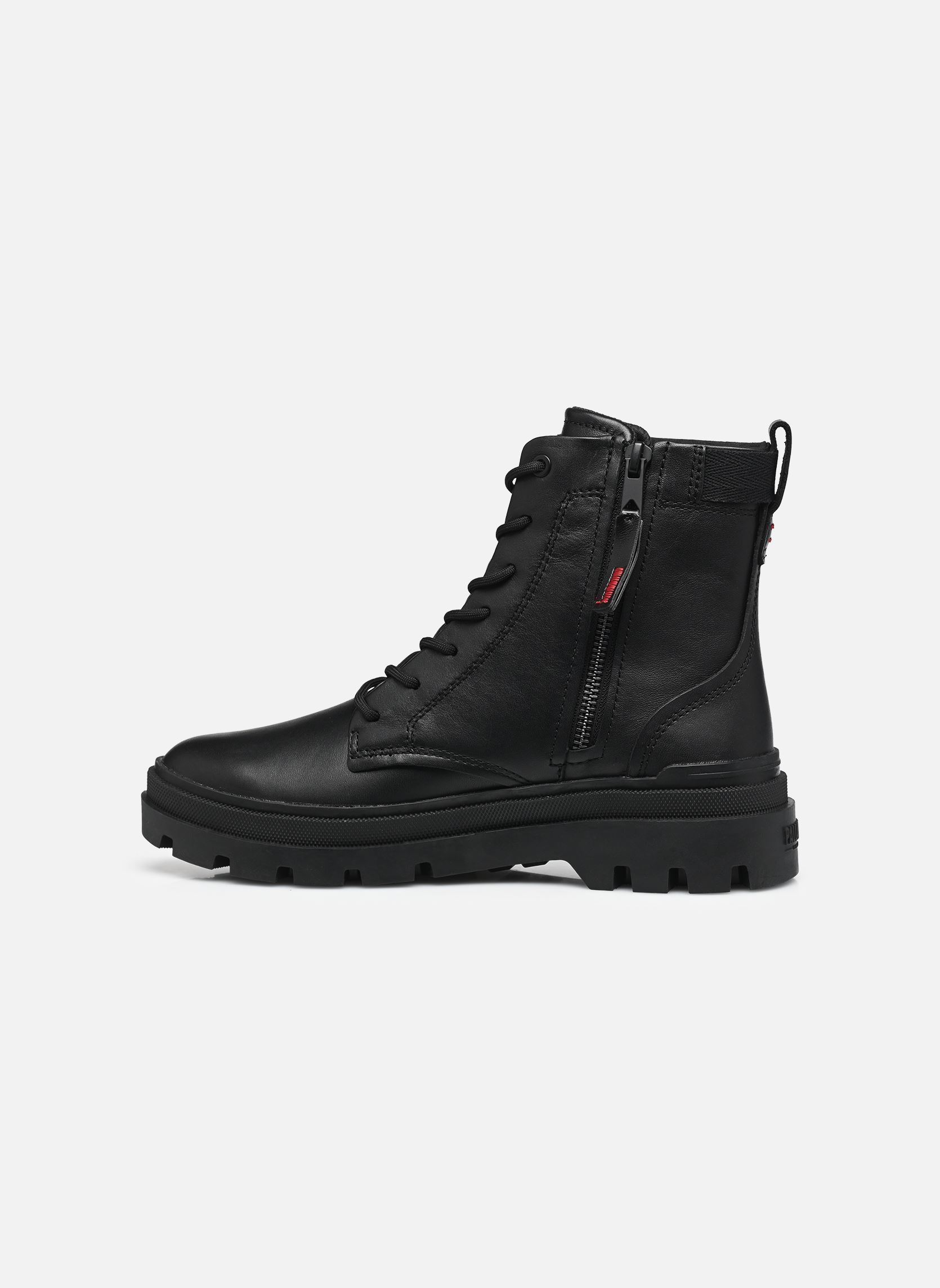 Geschnürte Stiefeletten Pallagrade Officer L W damen schwarz Palladium Geschnürte Stiefeletten Pallagrade Officer L W damen schwarz BLACK