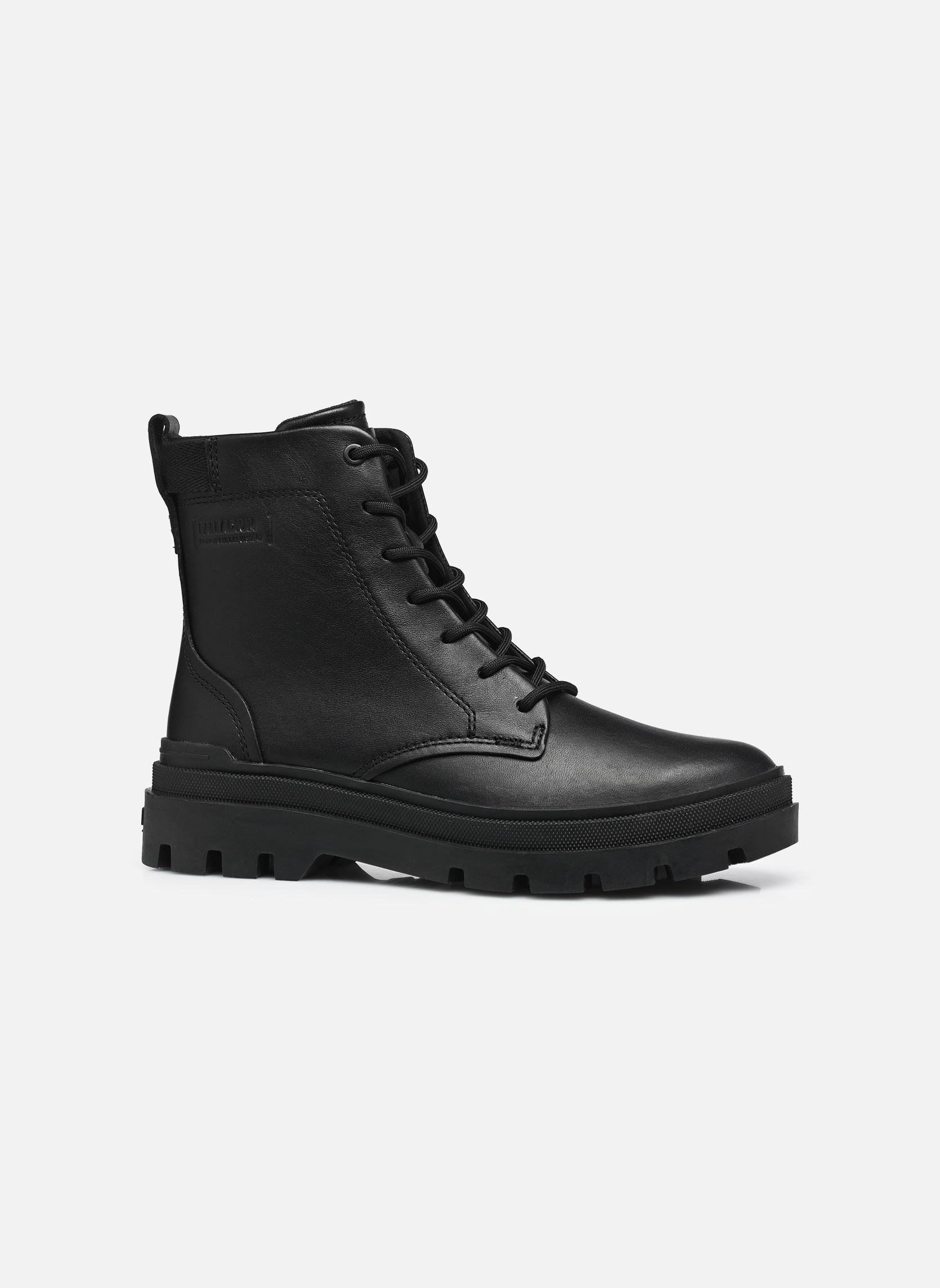 Geschnürte Stiefeletten Pallagrade Officer L W damen schwarz Palladium Geschnürte Stiefeletten Pallagrade Officer L W damen schwarz BLACK