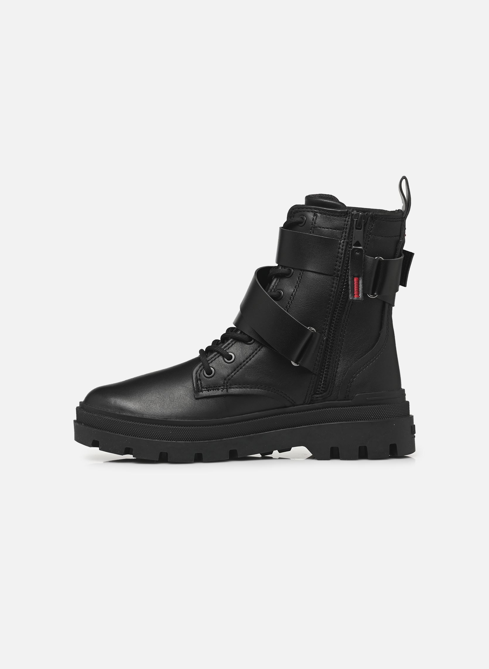Geschnürte Stiefeletten Pallagrade Ranger L W damen schwarz Palladium Geschnürte Stiefeletten Pallagrade Ranger L W damen schwarz BLACK