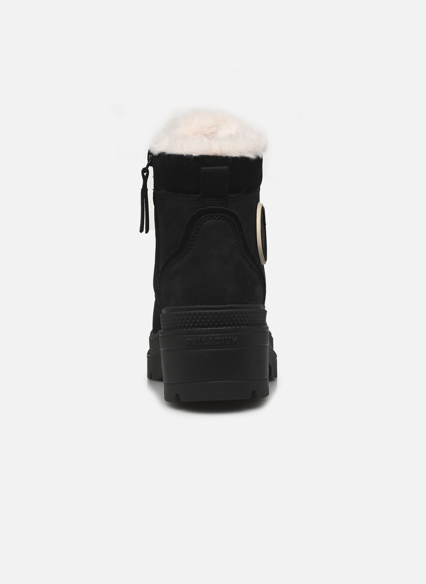 Bottines à lacets Pallarise Nbk Wool W femme noir Palladium Bottines à lacets Pallarise Nbk Wool W femme noir BLACK