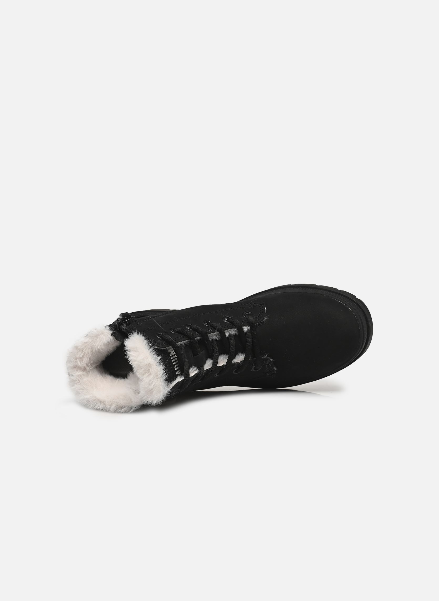 Bottines à lacets Pallarise Nbk Wool W femme noir Palladium Bottines à lacets Pallarise Nbk Wool W femme noir BLACK