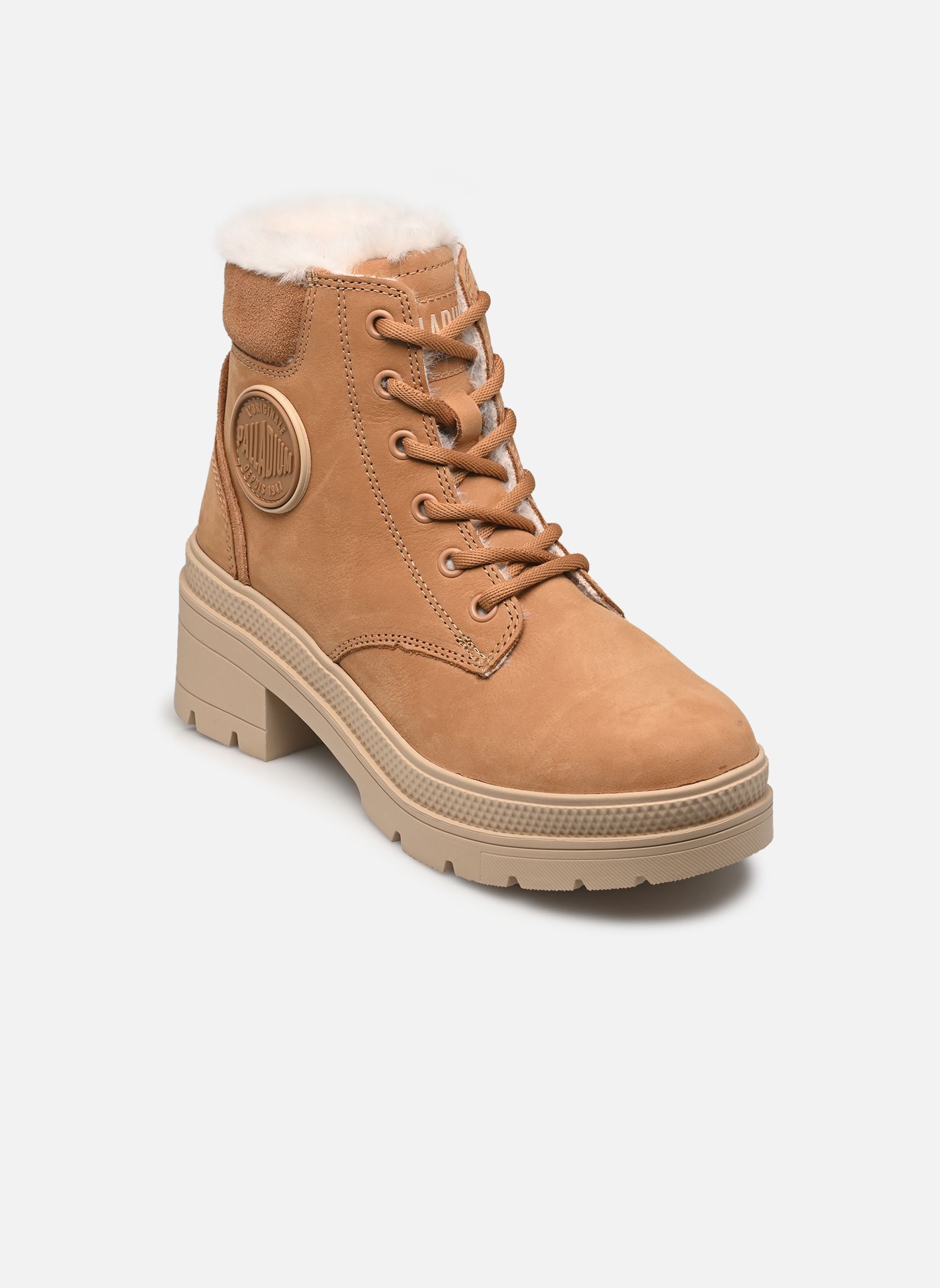Bottines et boots Palladium Pallarise Nbk Wool W pour Femme