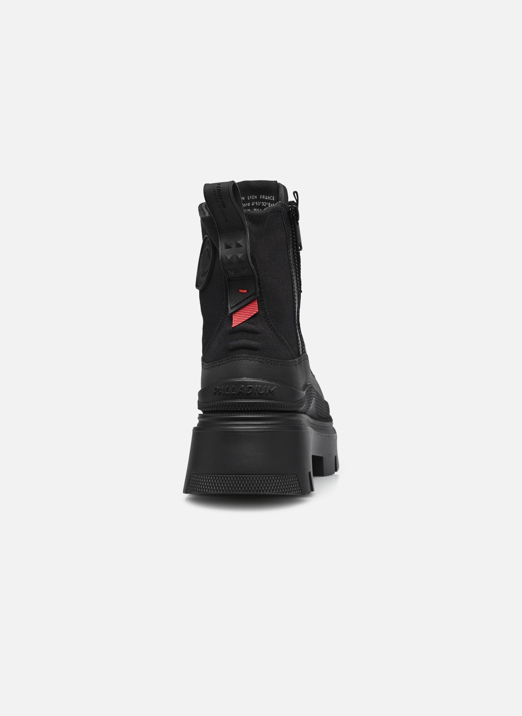 Bottines à lacets Pallasquad Zip Tx W femme noir Palladium Bottines à lacets Pallasquad Zip Tx W femme noir BLACK