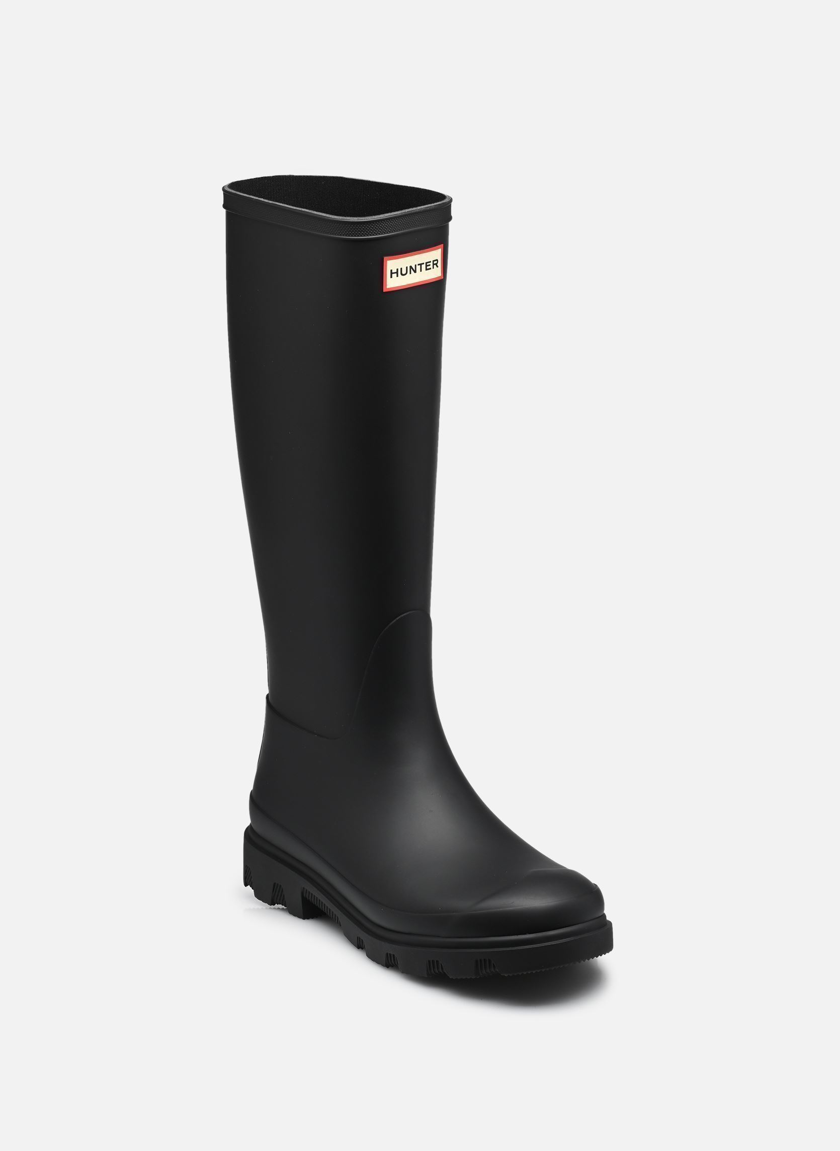 Hunter Bottes de pluie Womens Downpour Tall Boot femme noir | Sarenza France