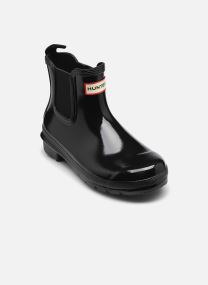Bottes de pluie Womens Original Gloss Chelsea Boot femme noir Hunter Bottes de pluie Womens Original Gloss Chelsea Boot femme noir BLACK