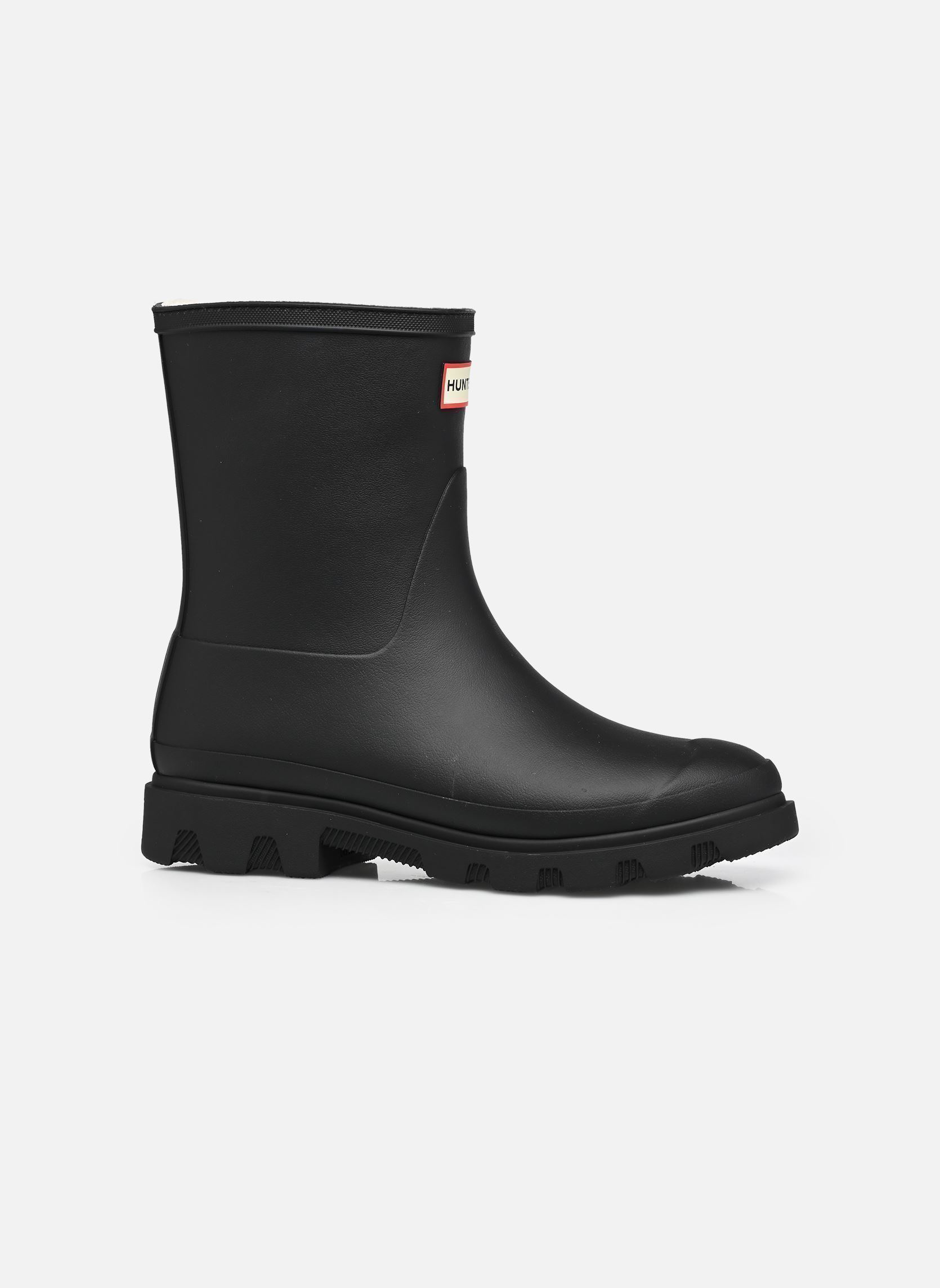 Regenlaarzen Womens Downpour Short Insulated Boot dames zwart Hunter Regenlaarzen Womens Downpour Short Insulated Boot dames zwart BLACK