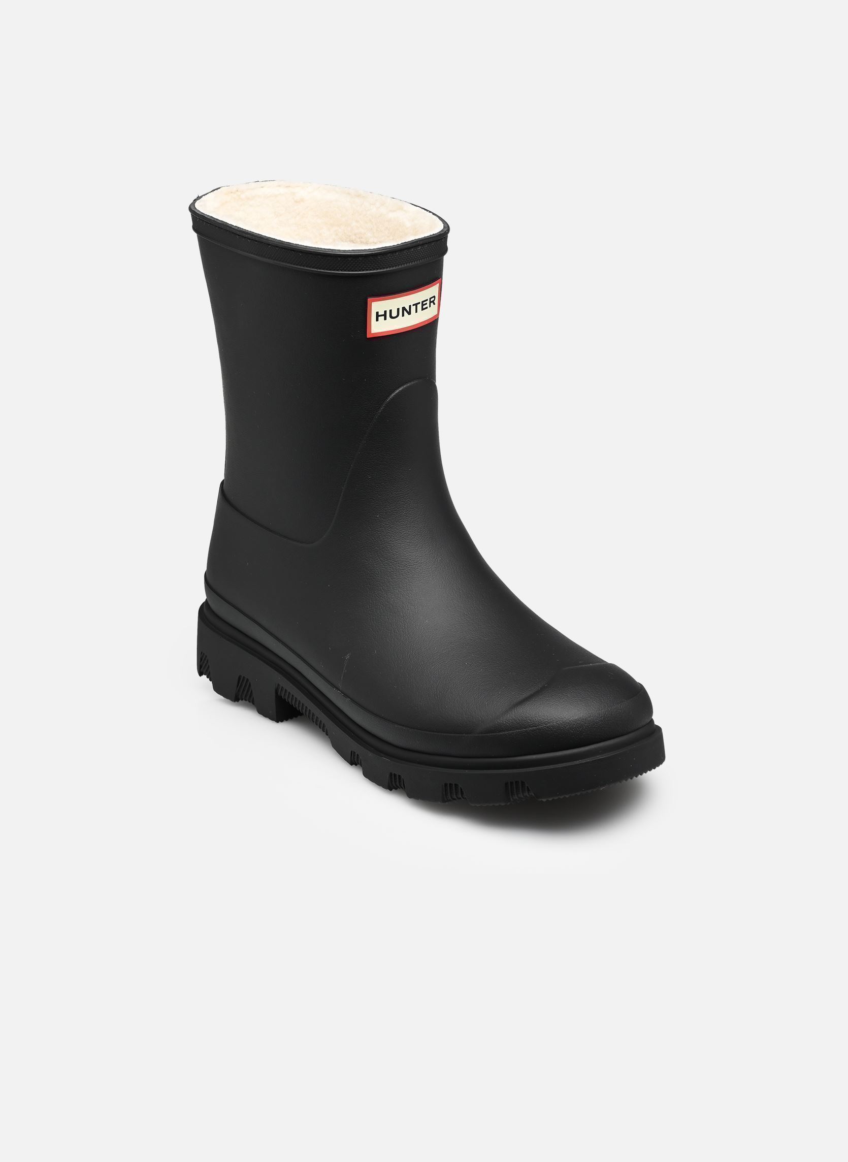 Regenlaarzen Womens Downpour Short Insulated Boot dames zwart Hunter Regenlaarzen Womens Downpour Short Insulated Boot dames zwart BLACK