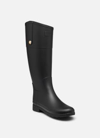 Regenlaarzen Womens Refined Gold Trim Riding Boot dames zwart Hunter Regenlaarzen Womens Refined Gold Trim Riding Boot dames zwart BLACK