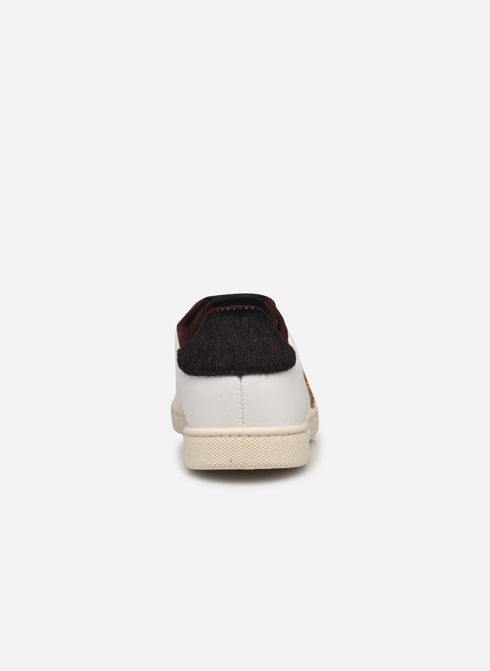Baskets Tenis Efecto Piel & Animal Print femme blanc Victoria Baskets Tenis Efecto Piel & Animal Print femme blanc burdeos