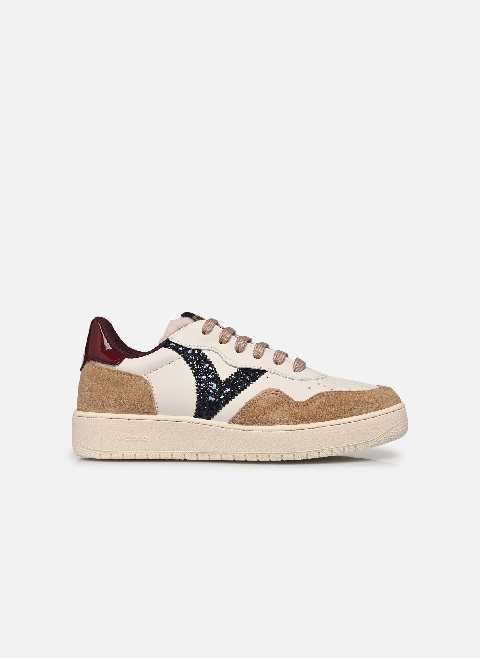 Sneaker Madrid Serraje & Borreguito damen mehrfarbig Victoria Sneaker Madrid Serraje & Borreguito damen mehrfarbig BEIGE