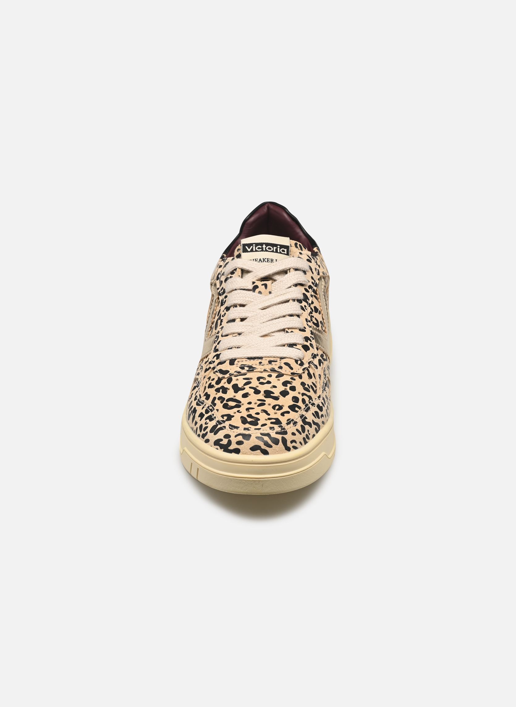 Zapatillas Seul Serraje Animal Print mujer multicolor Victoria Zapatillas Seul Serraje Animal Print mujer multicolor Beige