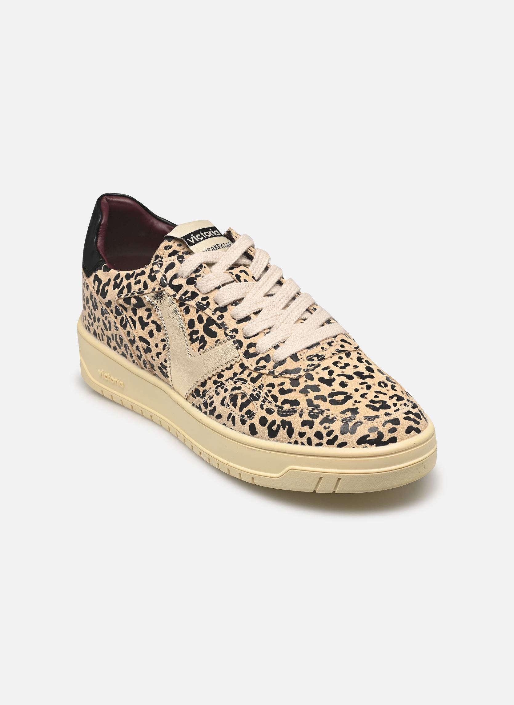 Zapatillas Seul Serraje Animal Print mujer multicolor Victoria Zapatillas Seul Serraje Animal Print mujer multicolor Beige