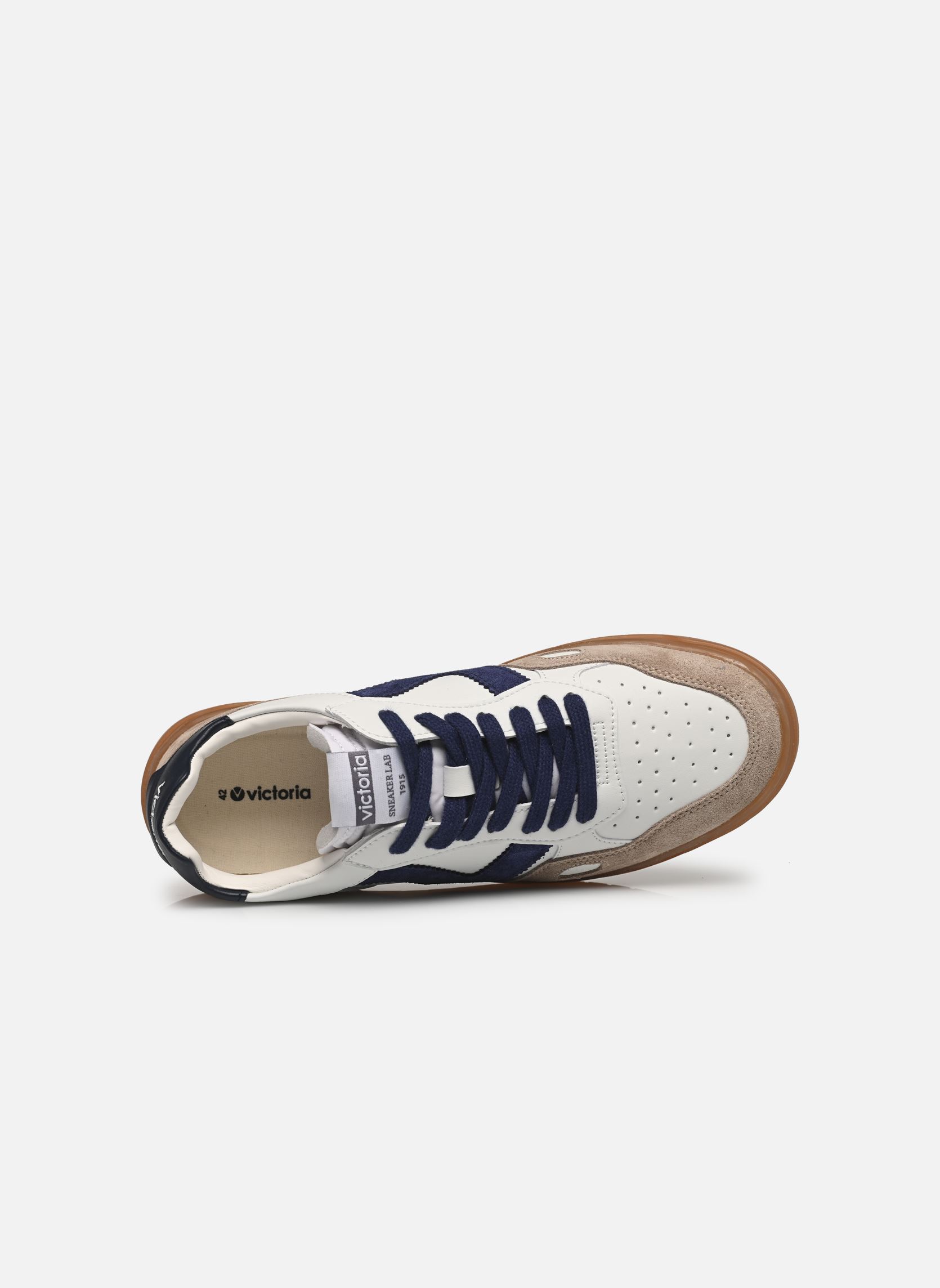 Baskets basses Seul Efecto Piel & Serraje M homme blanc Victoria Baskets basses Seul Efecto Piel & Serraje M homme blanc AZUL