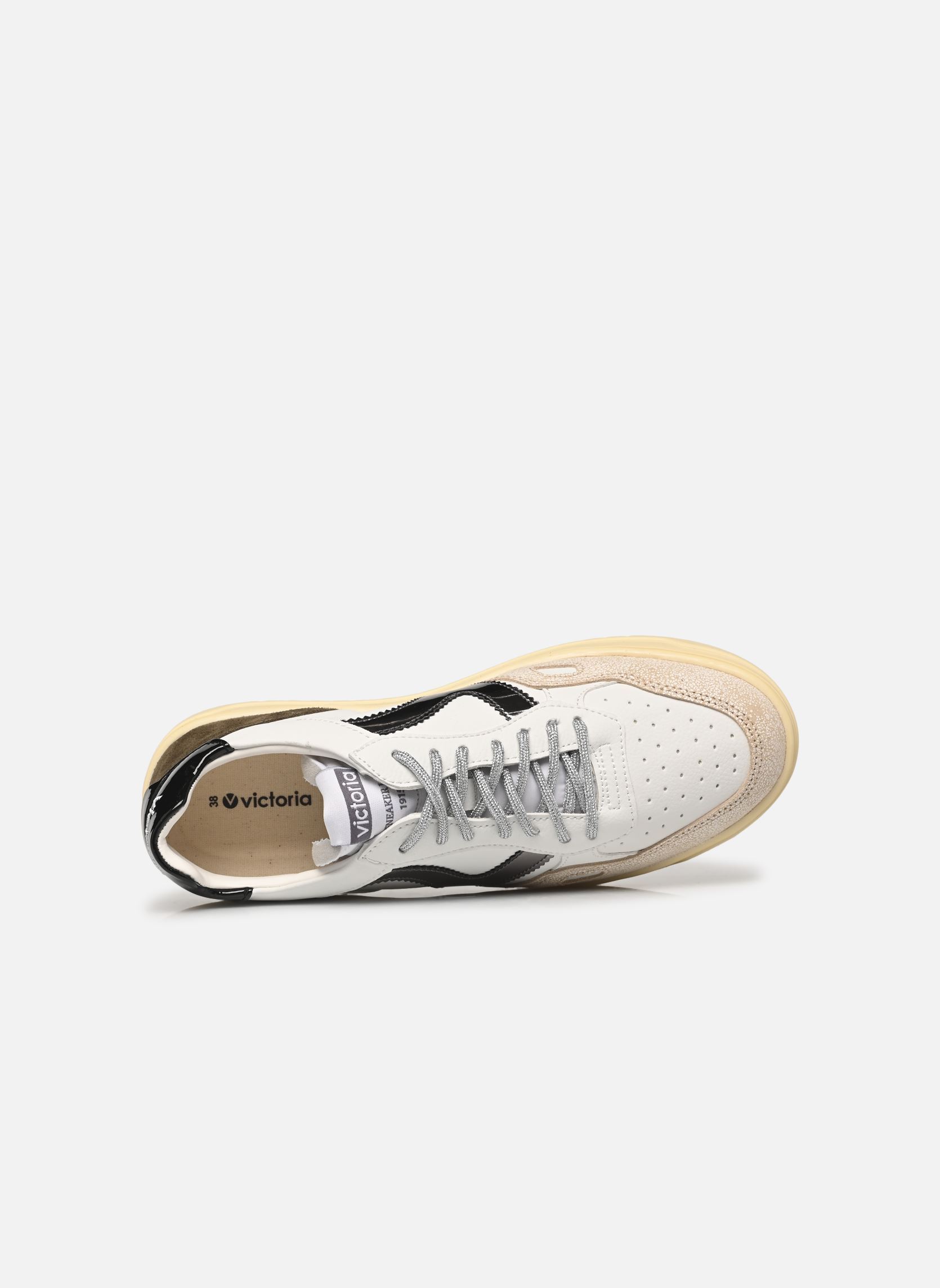 Sneaker Seul Efecto Piel & Metal damen weiß Victoria Sneaker Seul Efecto Piel & Metal damen weiß KAKI
