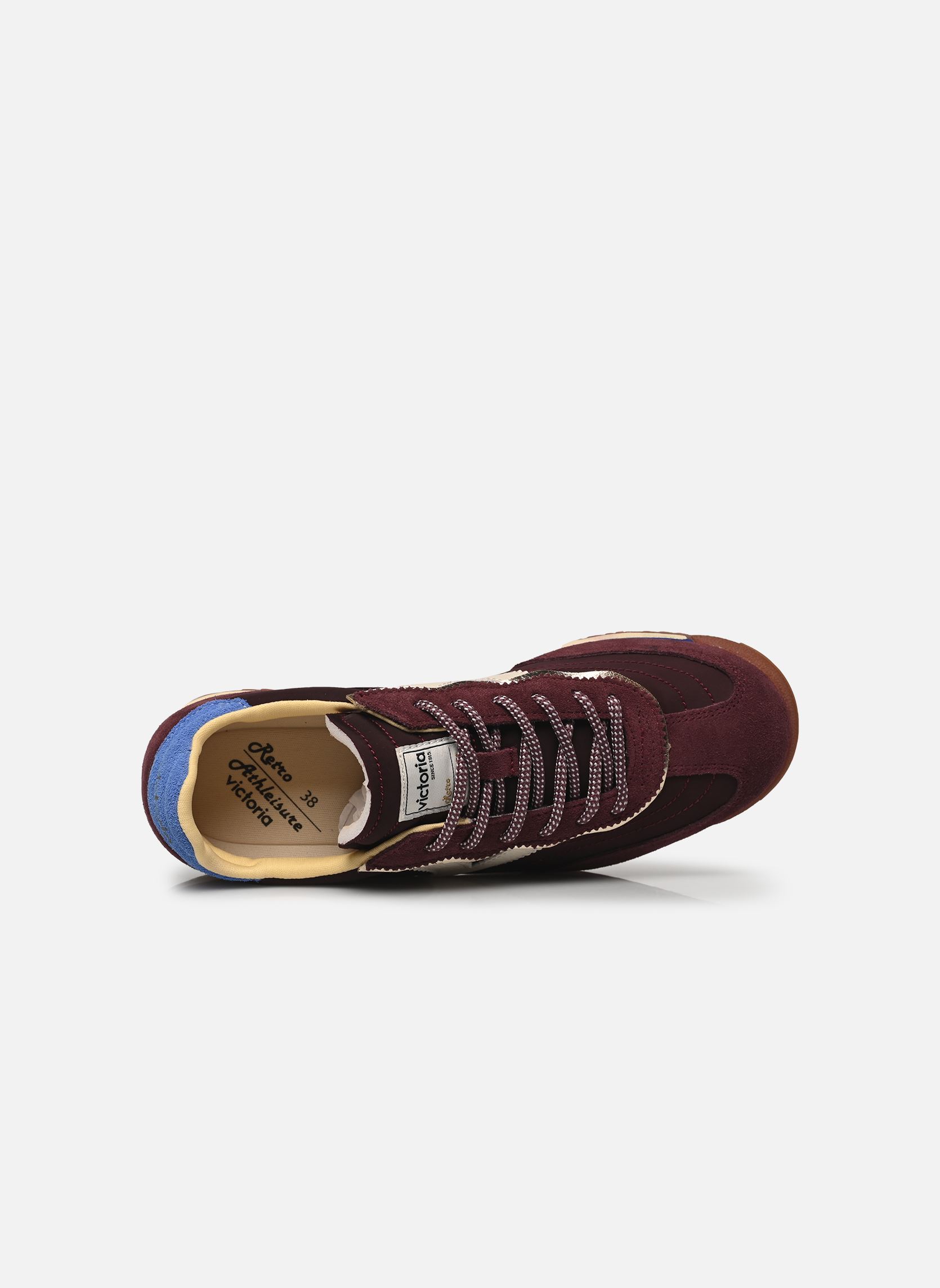 Baskets basses Saturno femme bordeaux Victoria Baskets basses Saturno femme bordeaux BUEDEOS