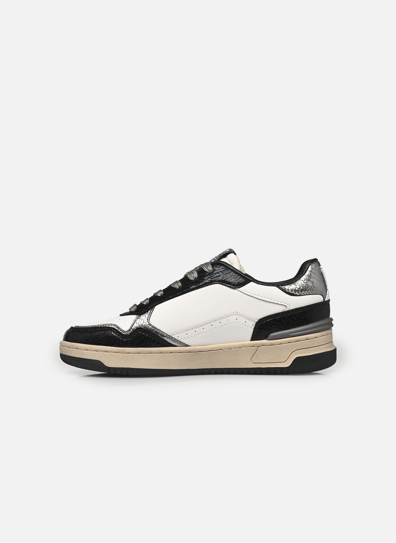 Niedrige Sneaker C80 - Metal W damen weiß Victoria Niedrige Sneaker C80 - Metal W damen weiß Negro