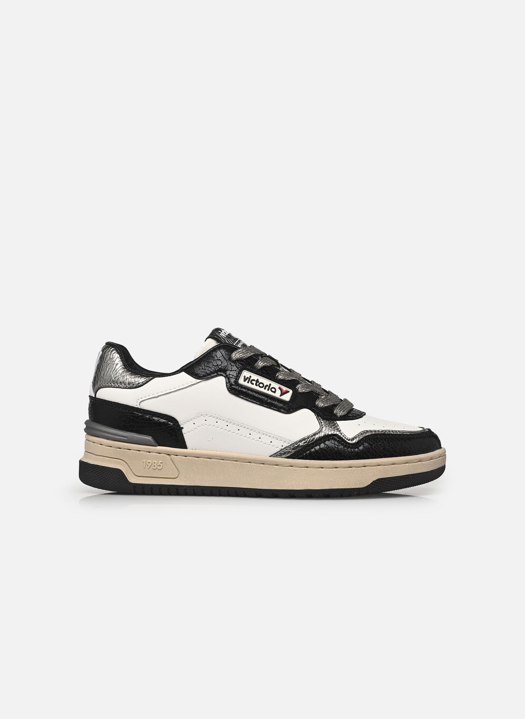 Niedrige Sneaker C80 - Metal W damen weiß Victoria Niedrige Sneaker C80 - Metal W damen weiß Negro