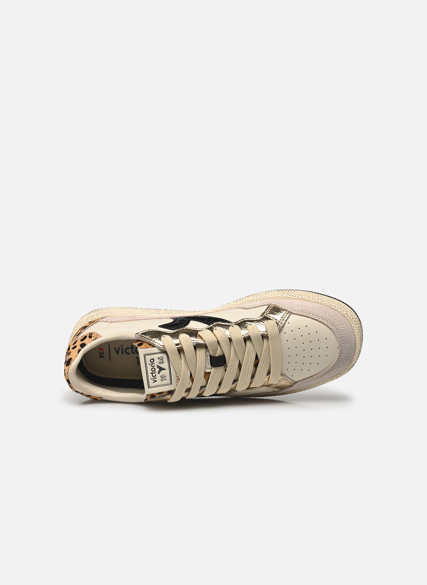 Baskets basses Smash femme blanc Victoria Baskets basses Smash femme blanc Crema Animal