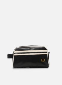 Pochettes COATED POLYESTER WASH BAG 2 homme noir