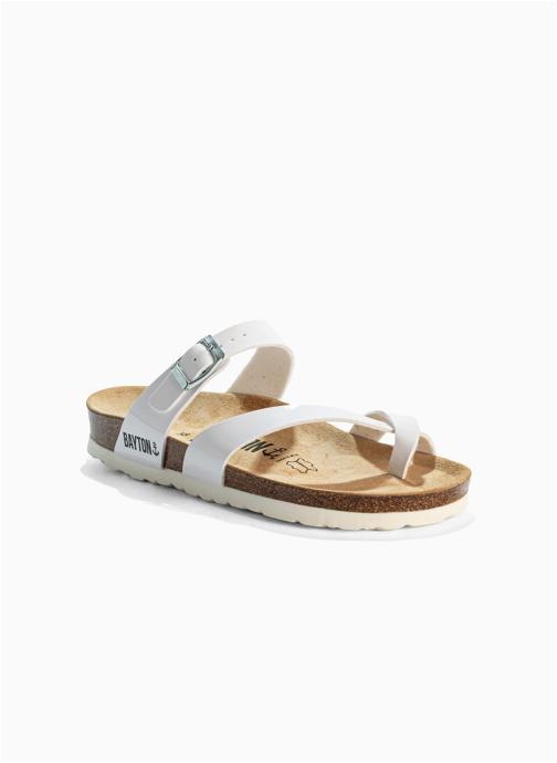 Bayton Tongs Tongs DIANE pour femme Blanc femme blanc