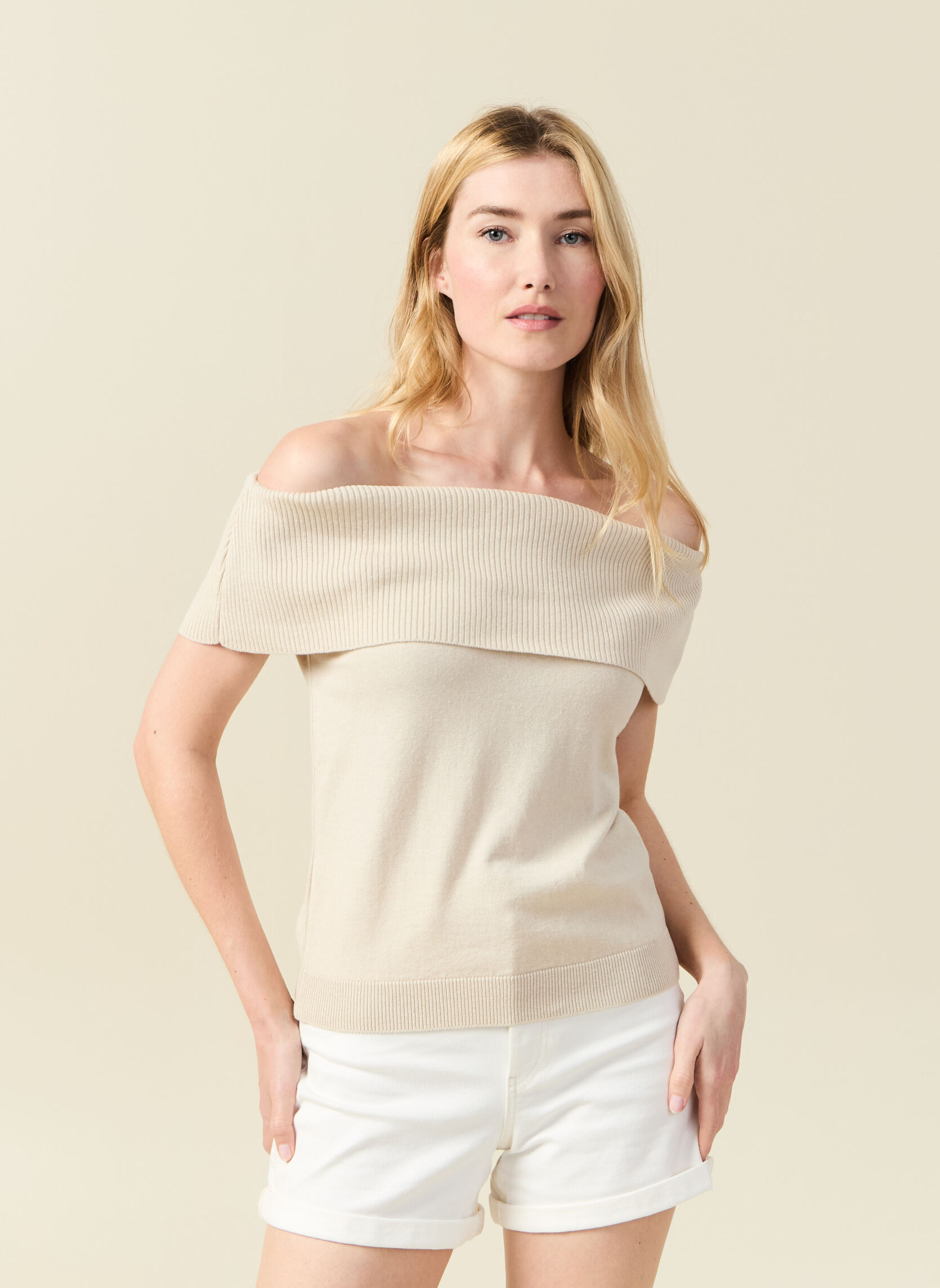 Pulls MARILYNETOF femme beige Bonobo Pulls MARILYNETOF femme beige Beige