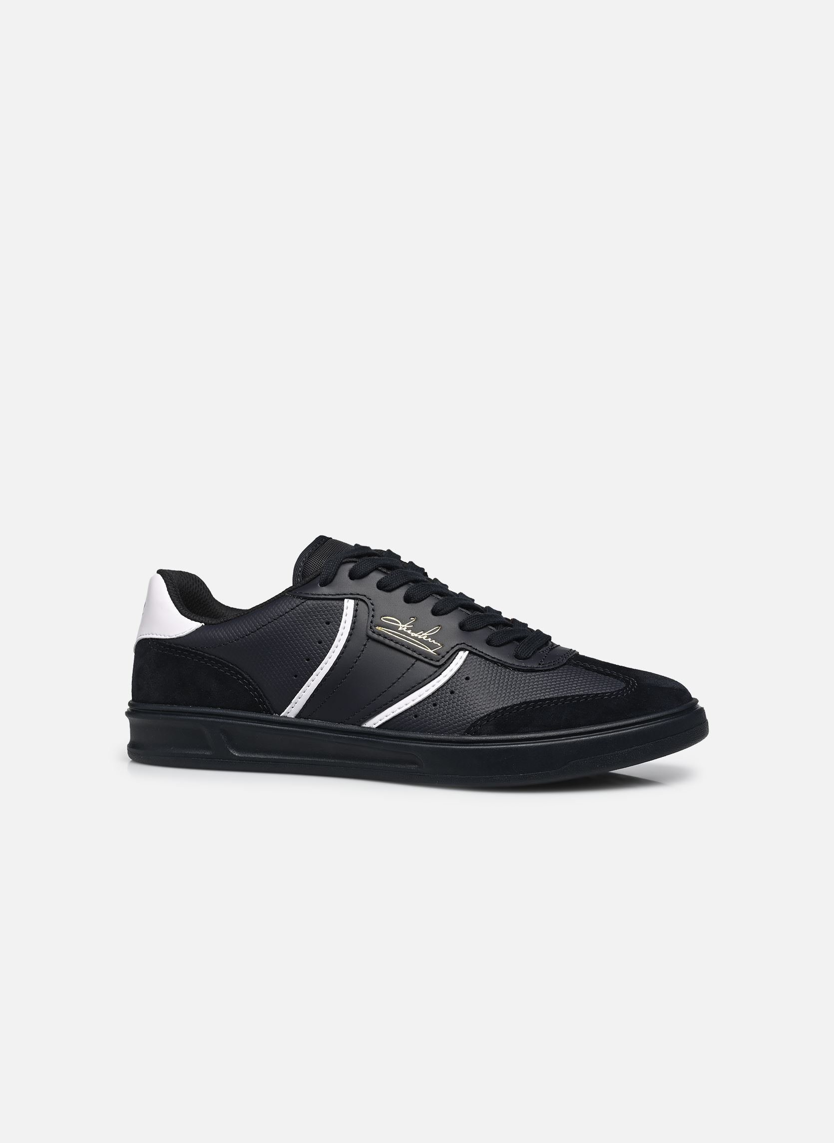 Baskets B4 Embossed Leather / Suede homme bleu Fred Perry Baskets B4 Embossed Leather / Suede homme bleu Navy