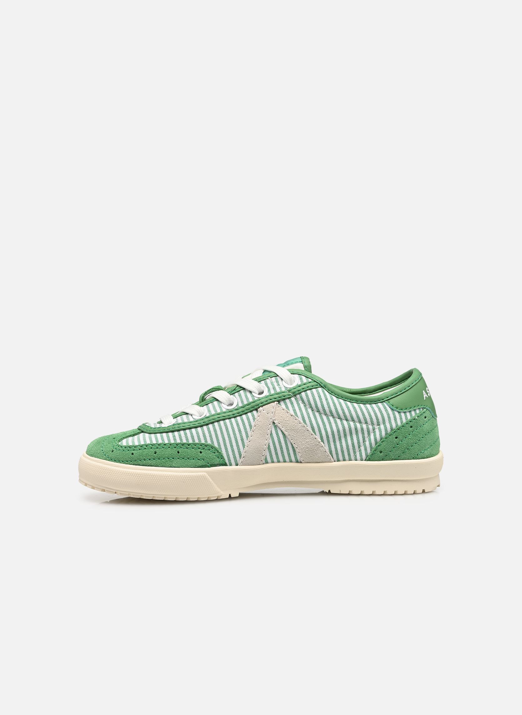 Niedrige Sneaker Swing 74 damen grün ASFVLT Niedrige Sneaker Swing 74 damen grün GREEN WHITE STRIPE