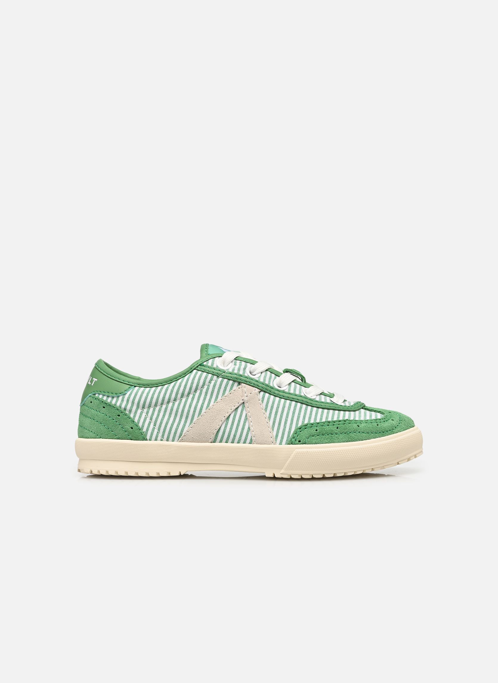 Niedrige Sneaker Swing 74 damen grün ASFVLT Niedrige Sneaker Swing 74 damen grün GREEN WHITE STRIPE