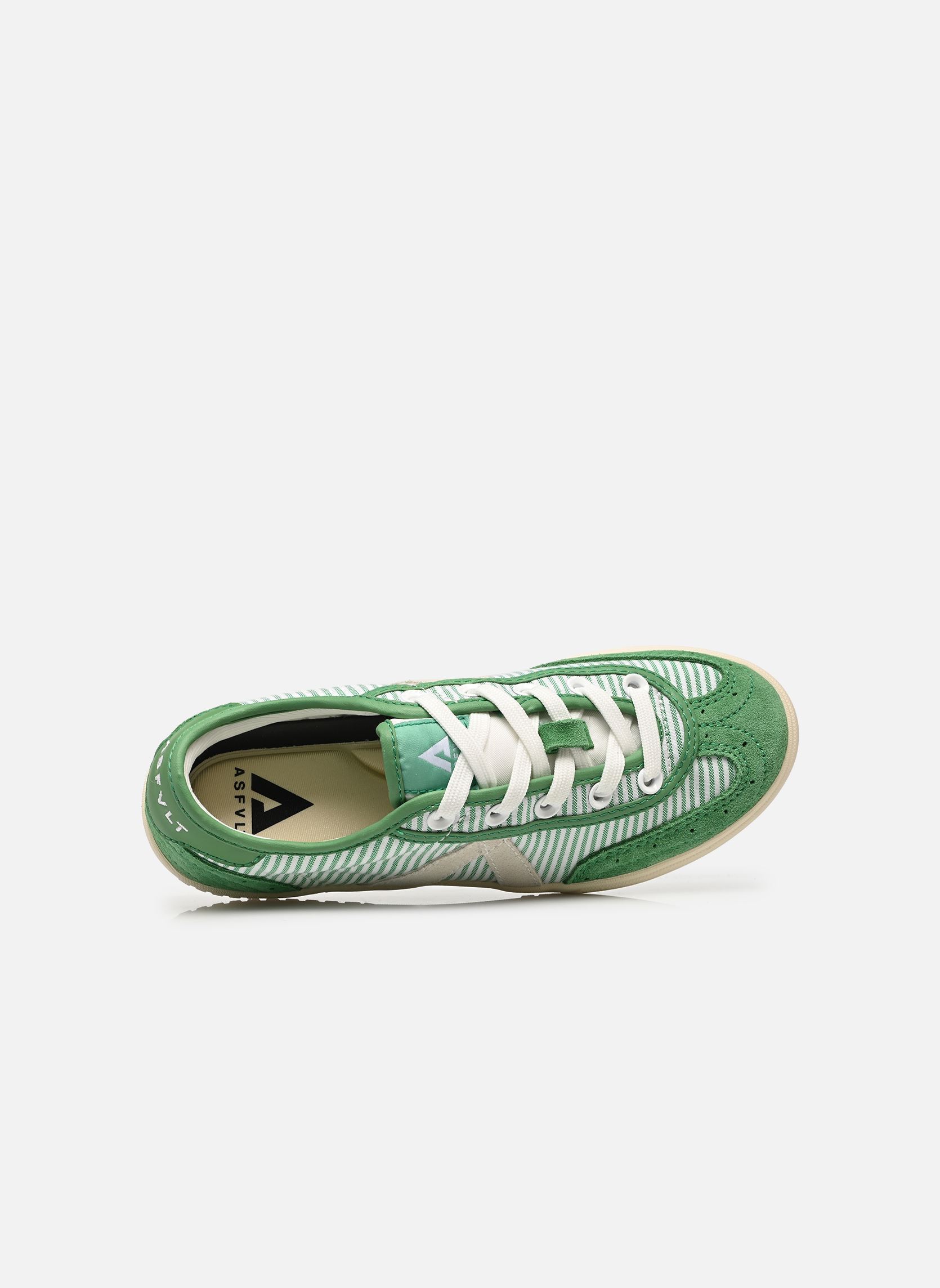 Niedrige Sneaker Swing 74 damen grün ASFVLT Niedrige Sneaker Swing 74 damen grün GREEN WHITE STRIPE