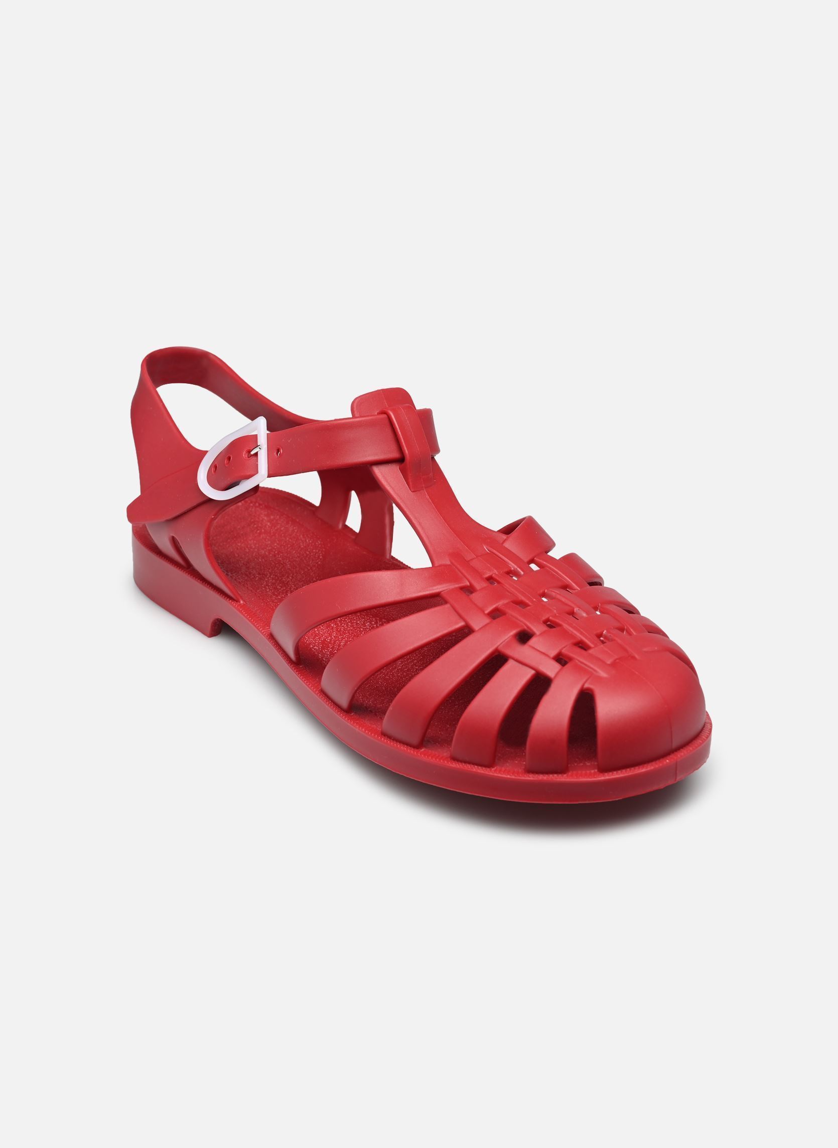 Sandalias planas Sunmif new mujer rojo Méduse Sandalias planas Sunmif new mujer rojo Rouge foncé new