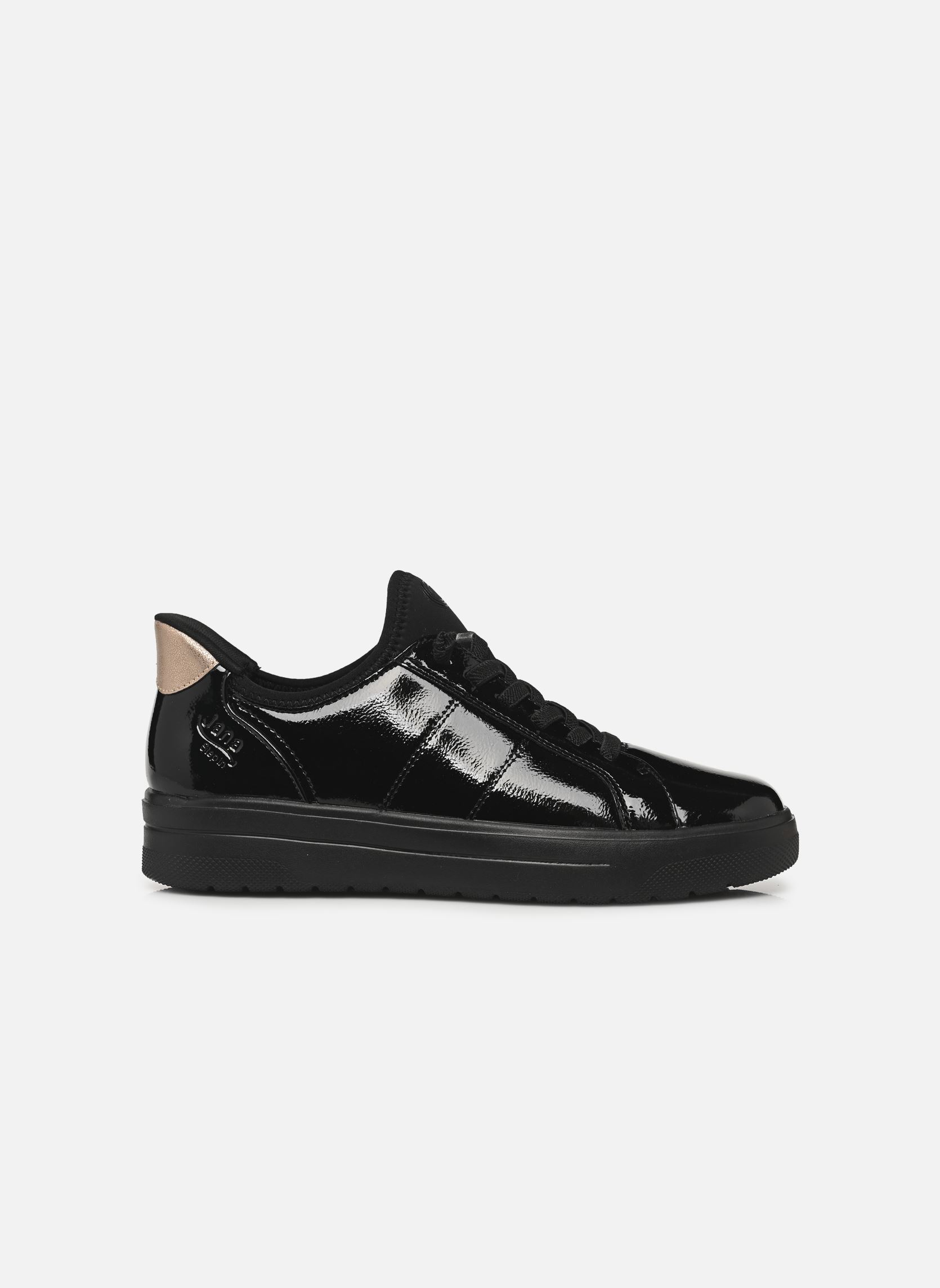 Niedrige Sneaker 23764-45 damen schwarz Jana shoes Niedrige Sneaker 23764-45 damen schwarz BLACK PATENT